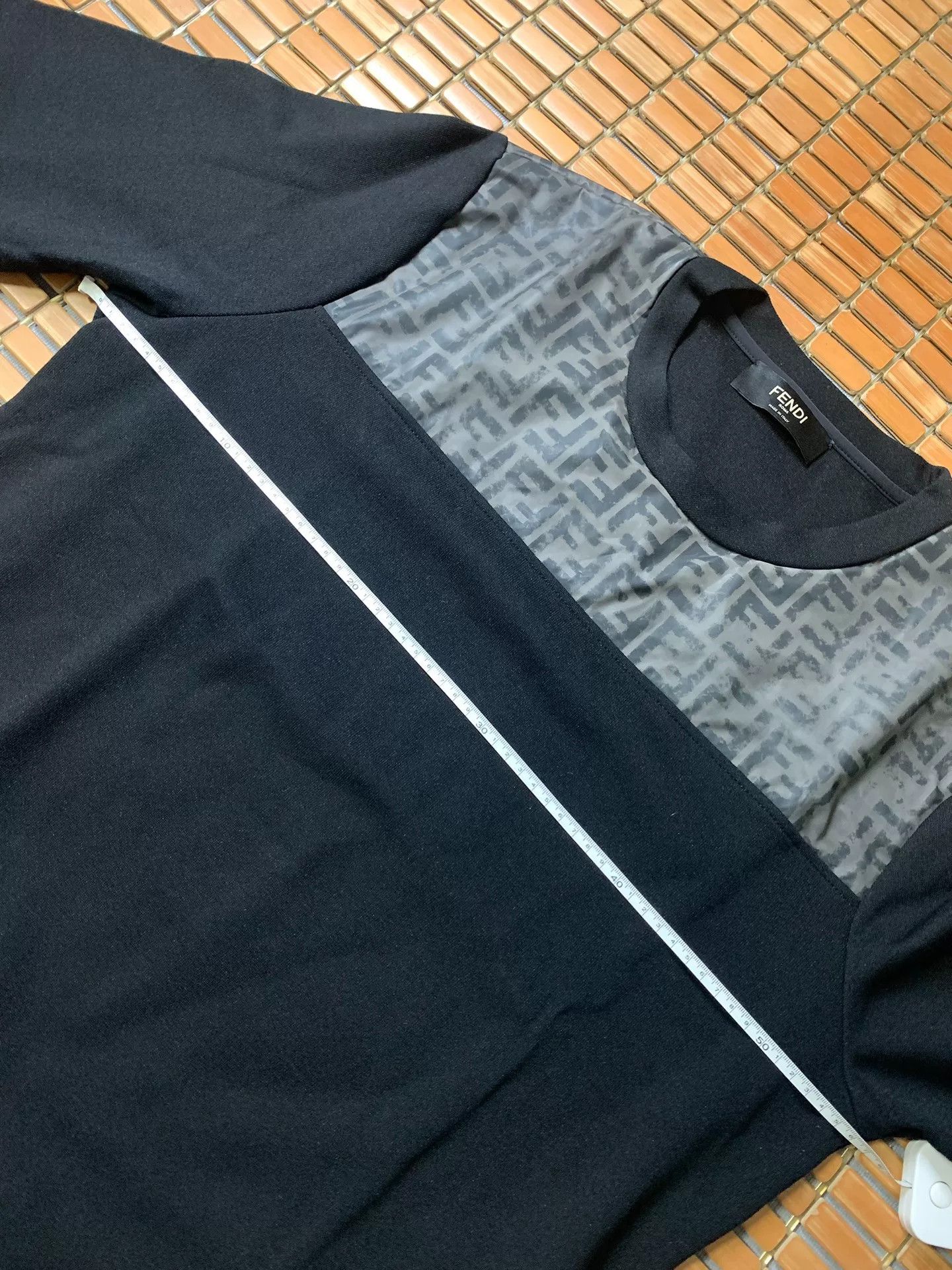 Fendi Fendi Monogram Paneled Sweatshirt Size US L / EU 52-54 / 3 - 6 Thumbnail