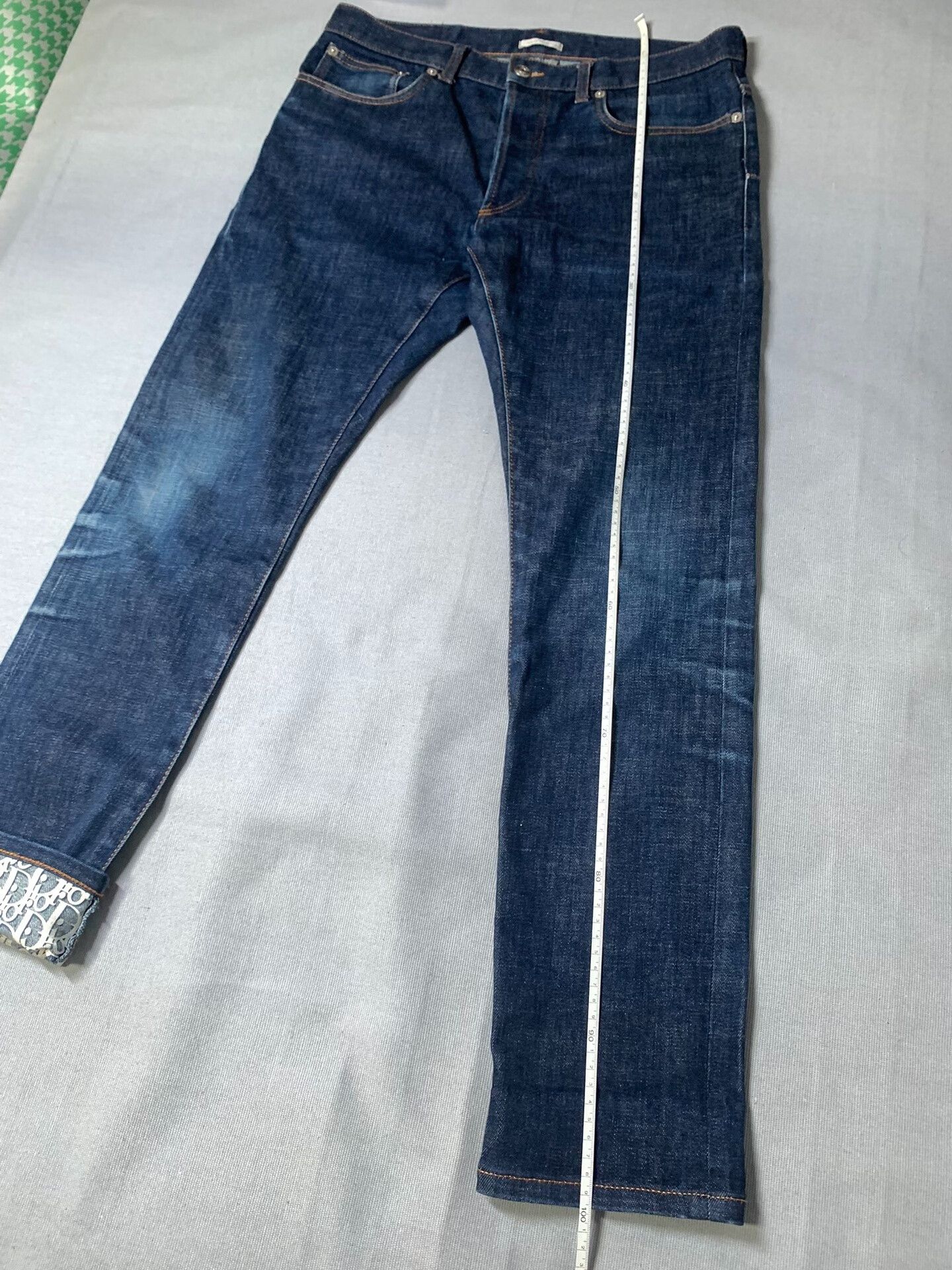 Dior Dior Jeans with Cuff Full Print Size US 31 - 8 Thumbnail