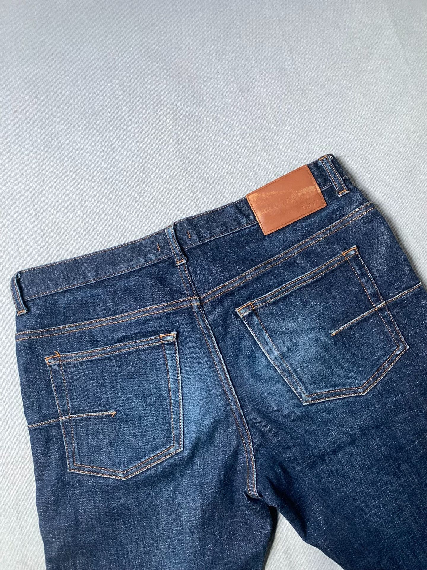 Dior Dior Jeans with Cuff Full Print Size US 31 - 5 Thumbnail