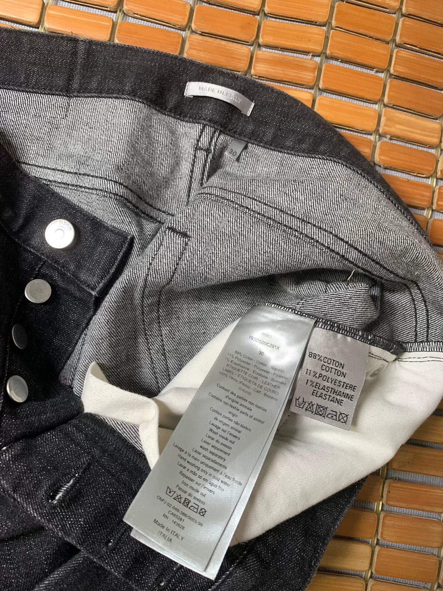 Dior Dior Hem Full Print Jeans Size US 30 / EU 46 - 4 Thumbnail