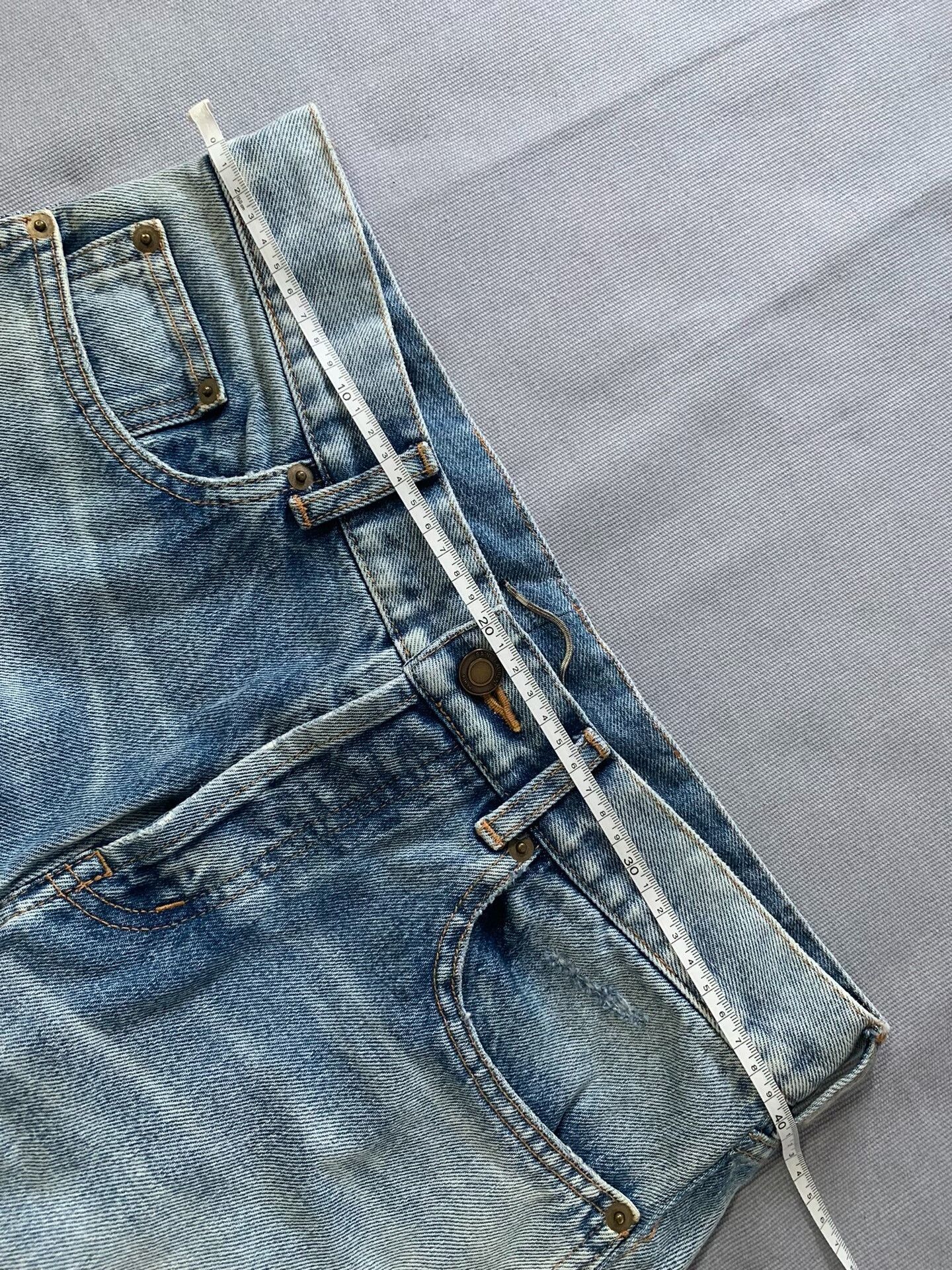 Saint Laurent Paris SAINT LAURENT SLP Washed Distressed Jeans Size US 31 - 6 Thumbnail