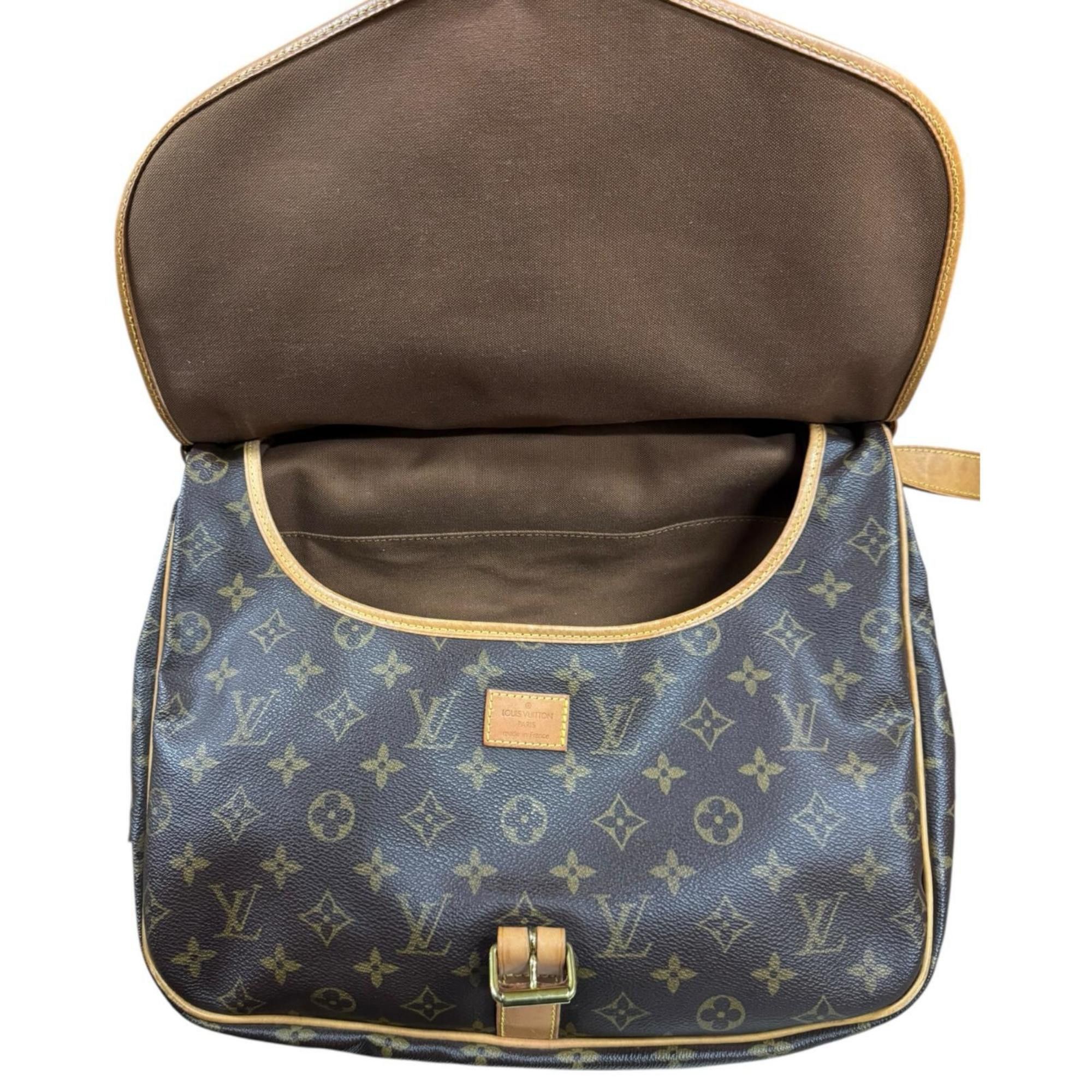 Louis Vuitton Pre-owned Louis Vuitton Saumur 35 Monogram Shoulder Bag in Canvas (M42254) Brown, Women's Size ONE SIZE - 11 Thumbnail