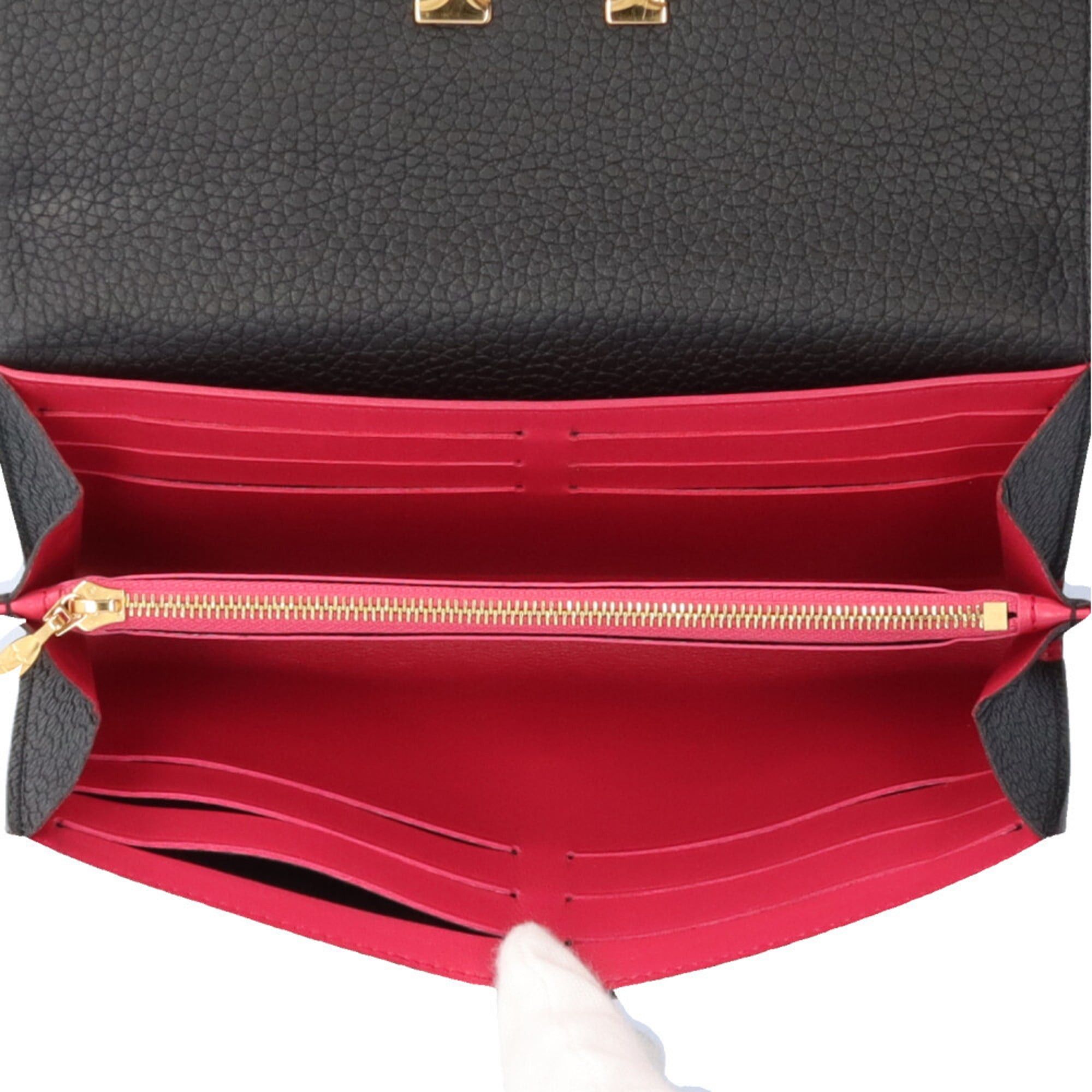 Louis Vuitton Pre-owned Louis Vuitton Portefeuille Capucines Taurillon Leather Long Wallet, M61248, Women's Size ONE SIZE - 6 Thumbnail