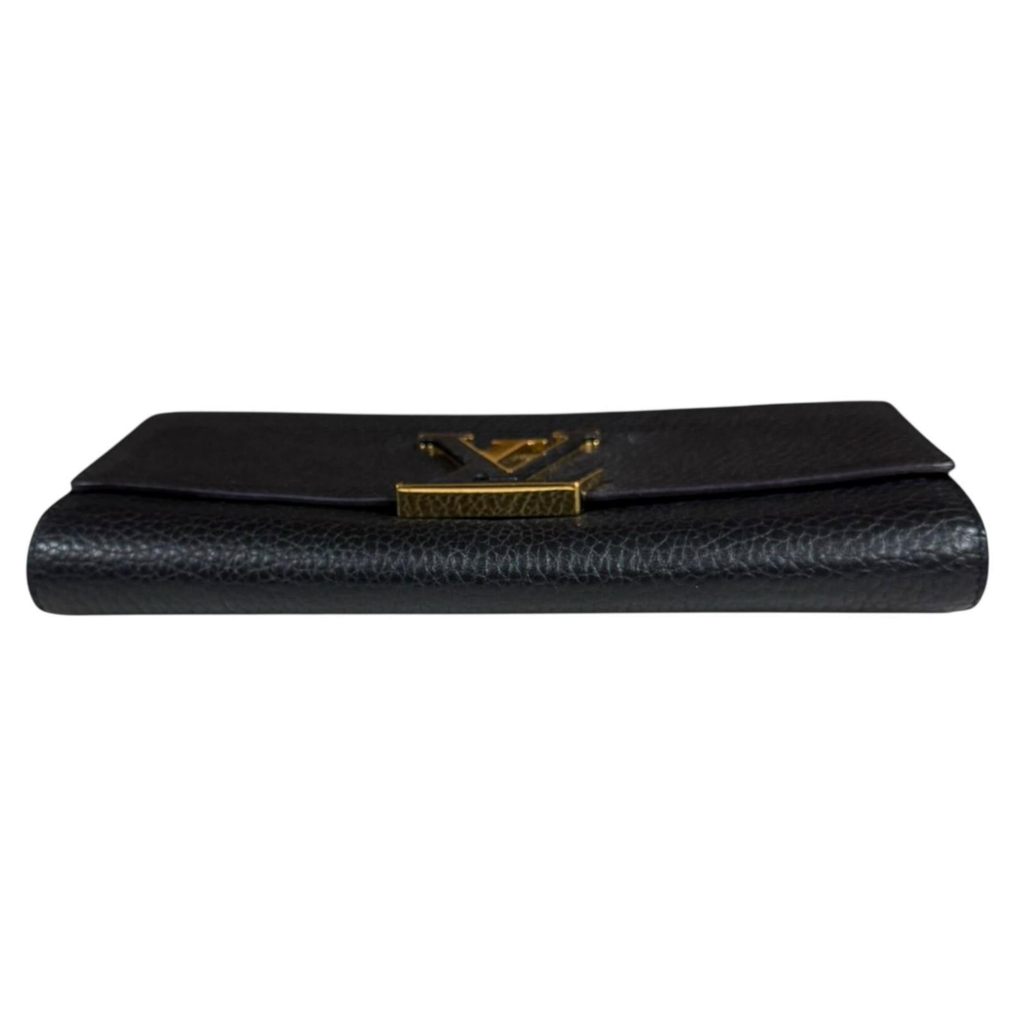 Louis Vuitton Pre-owned Louis Vuitton Portefeuille Capucines Taurillon Leather Long Wallet, M61248, Women's Size ONE SIZE - 5 Thumbnail