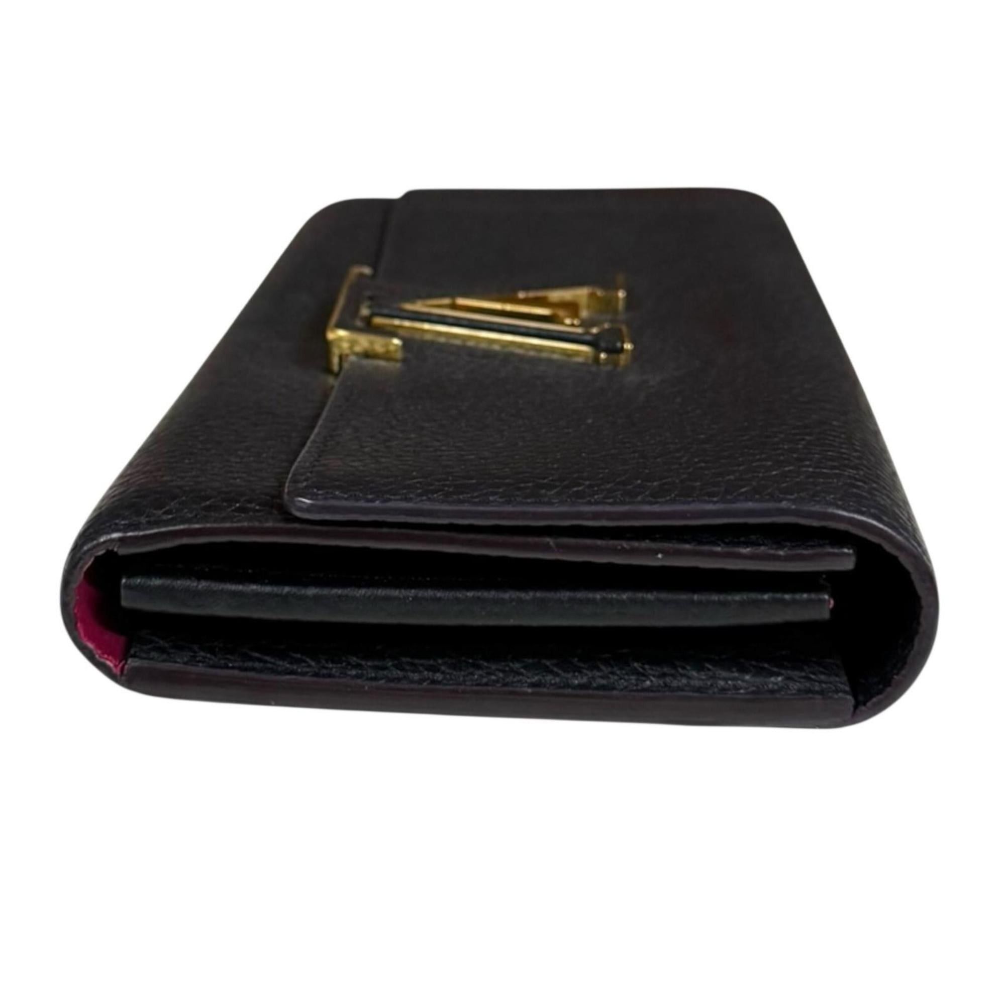 Louis Vuitton Pre-owned Louis Vuitton Portefeuille Capucines Taurillon Leather Long Wallet, M61248, Women's Size ONE SIZE - 4 Thumbnail
