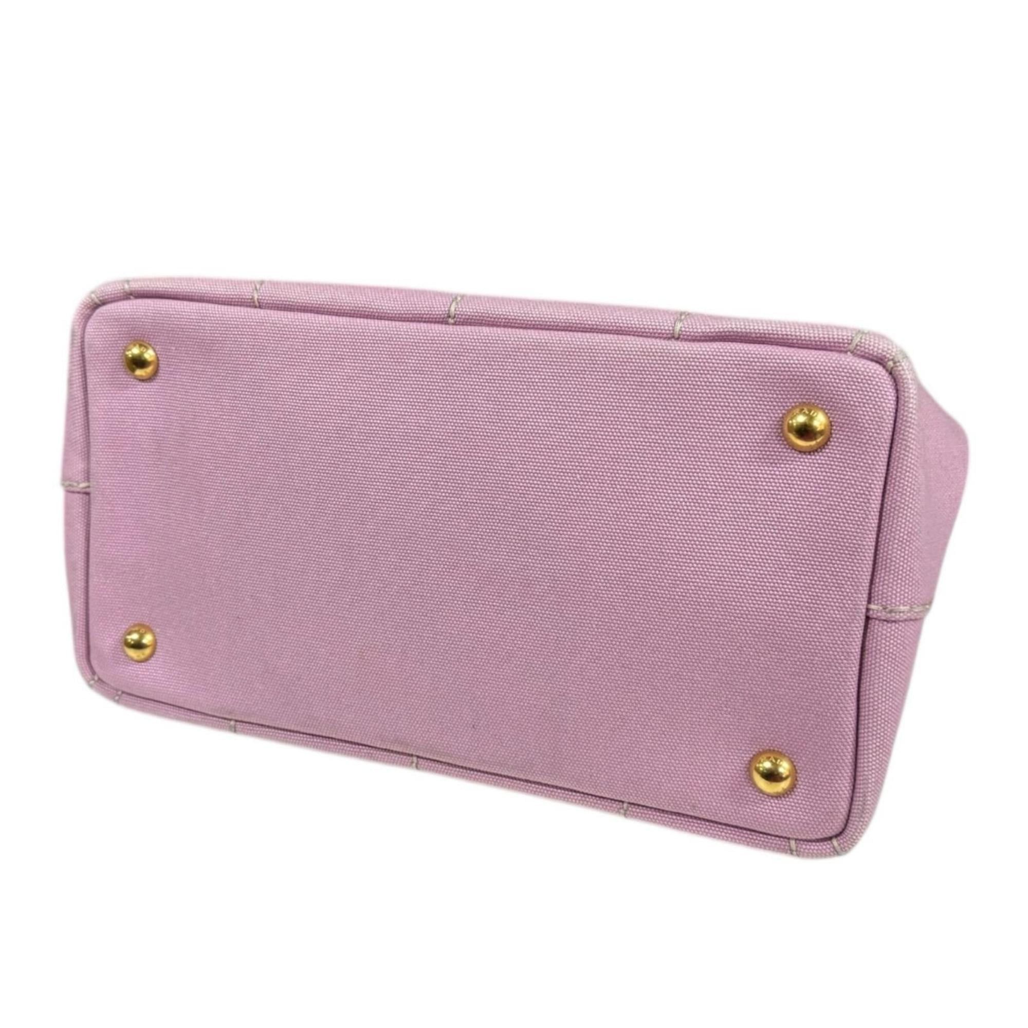 Prada Pre-owned Prada Canapa Tote SS Shoulder Bag, Canvas 1BG439, Pink, Women's, 2-Way Size ONE SIZE - 5 Thumbnail