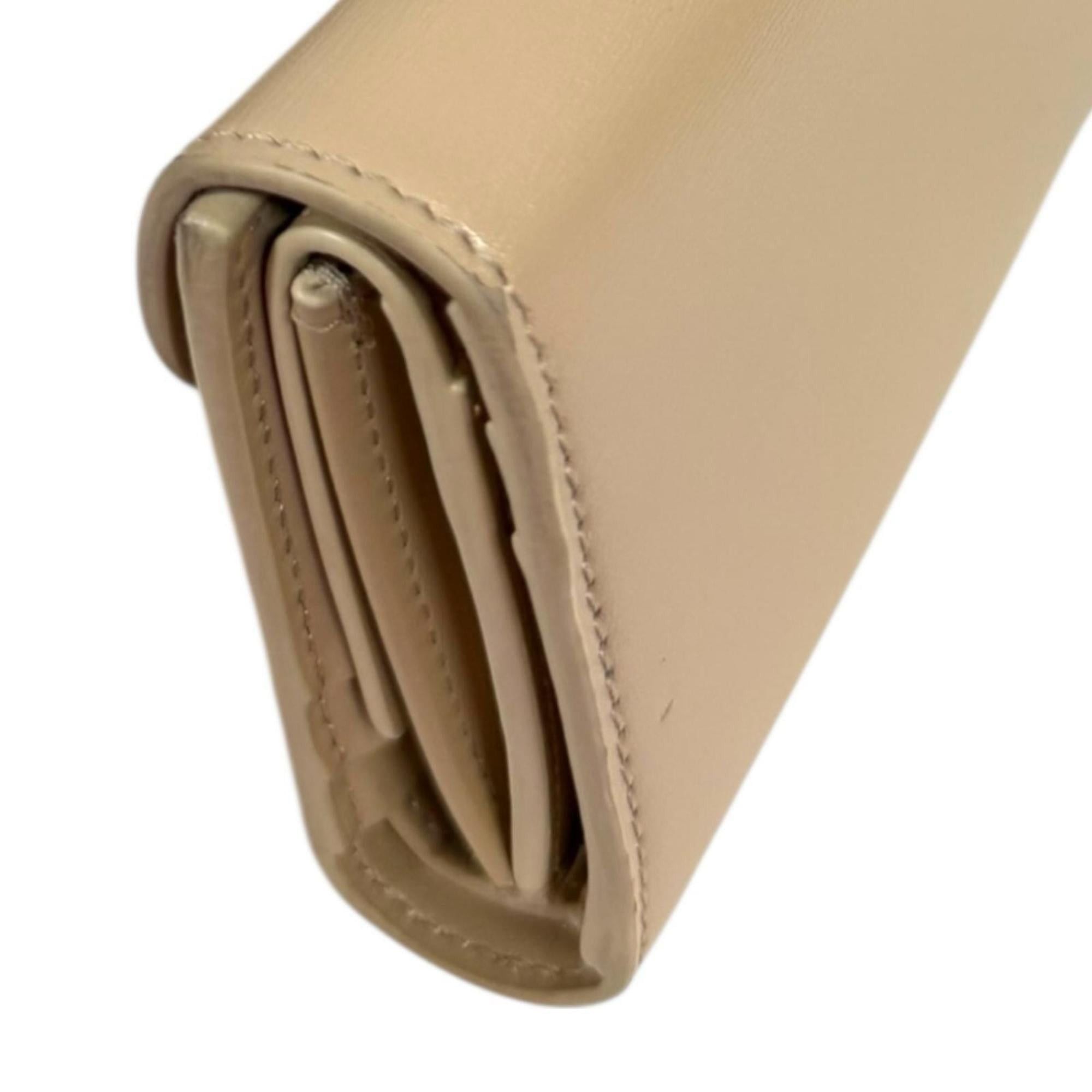 Celine Celine Small Flap Wallet, Tri-fold Leather, 10D783DPV.38SI, Women's, Pre-owned Size ONE SIZE - 12 Thumbnail