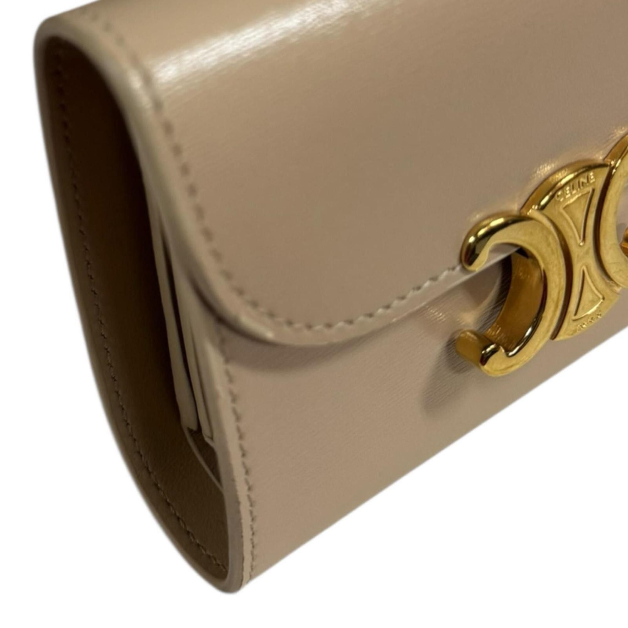 Celine Celine Small Flap Wallet, Tri-fold Leather, 10D783DPV.38SI, Women's, Pre-owned Size ONE SIZE - 13 Thumbnail