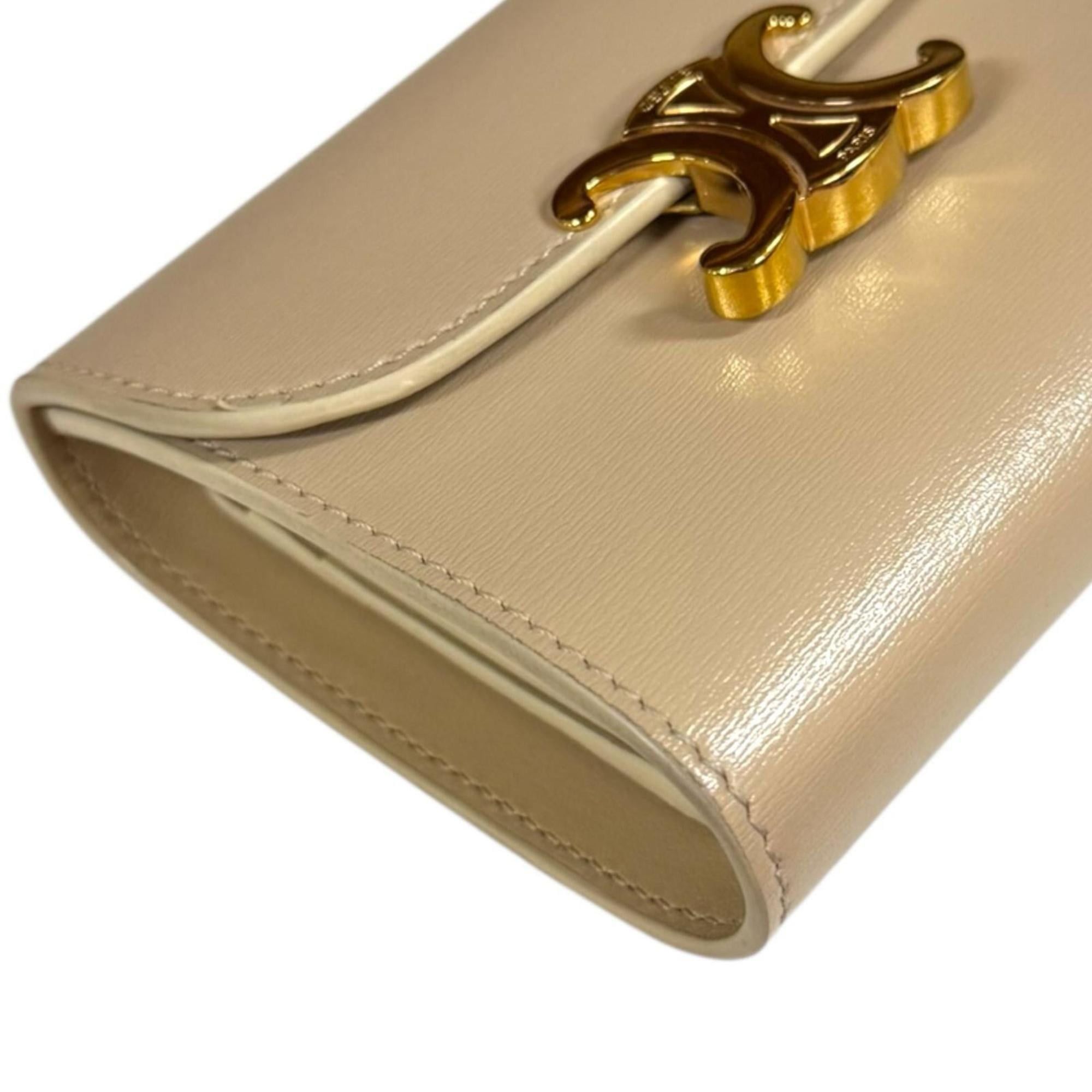 Celine Celine Small Flap Wallet, Tri-fold Leather, 10D783DPV.38SI, Women's, Pre-owned Size ONE SIZE - 15 Thumbnail
