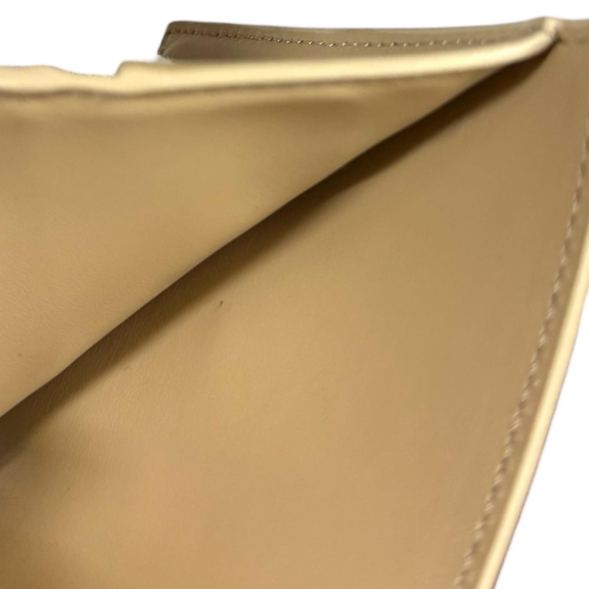 Celine Celine Small Flap Wallet, Tri-fold Leather, 10D783DPV.38SI, Women's, Pre-owned Size ONE SIZE - 11 Thumbnail