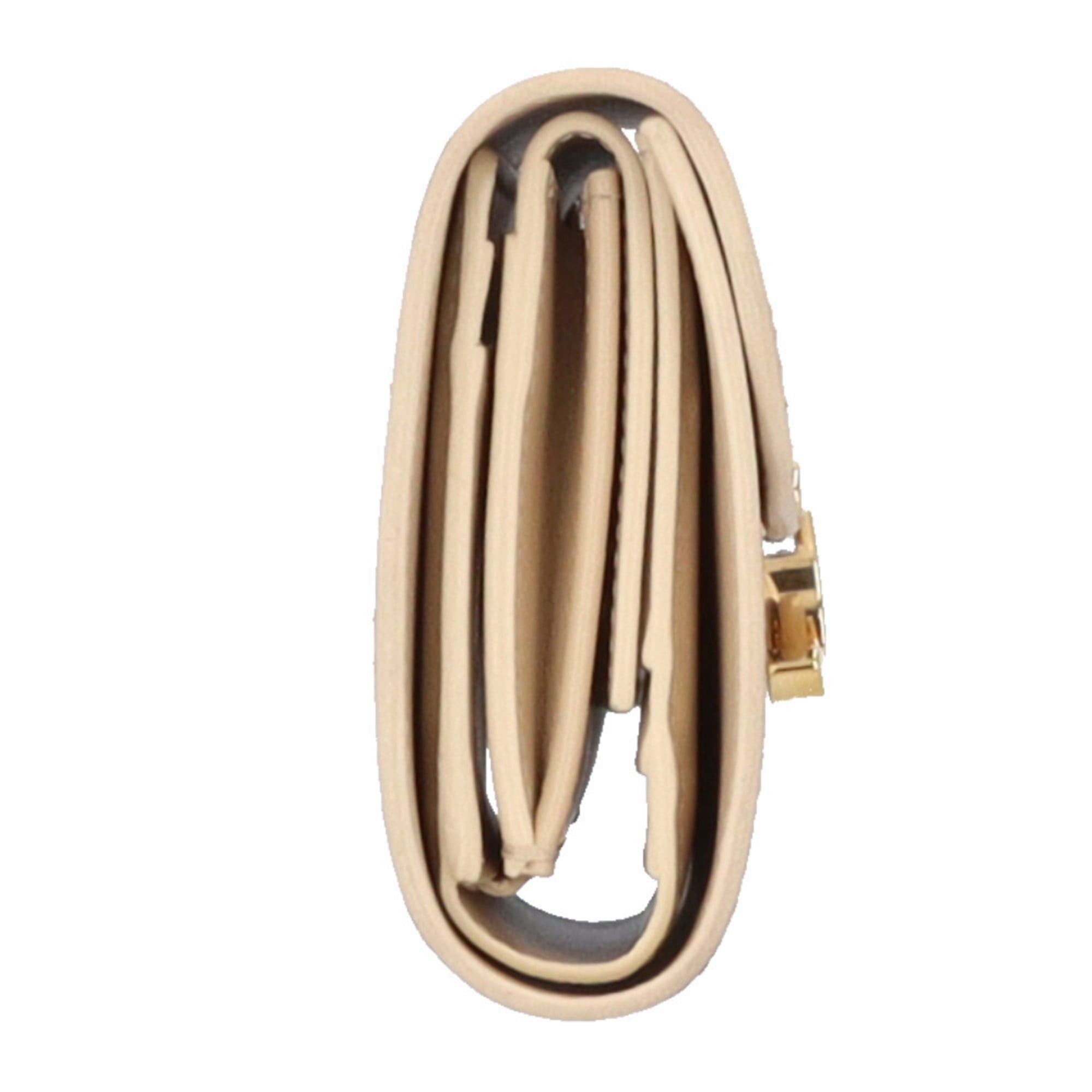 Celine Celine Small Flap Wallet, Tri-fold Leather, 10D783DPV.38SI, Women's, Pre-owned Size ONE SIZE - 3 Thumbnail