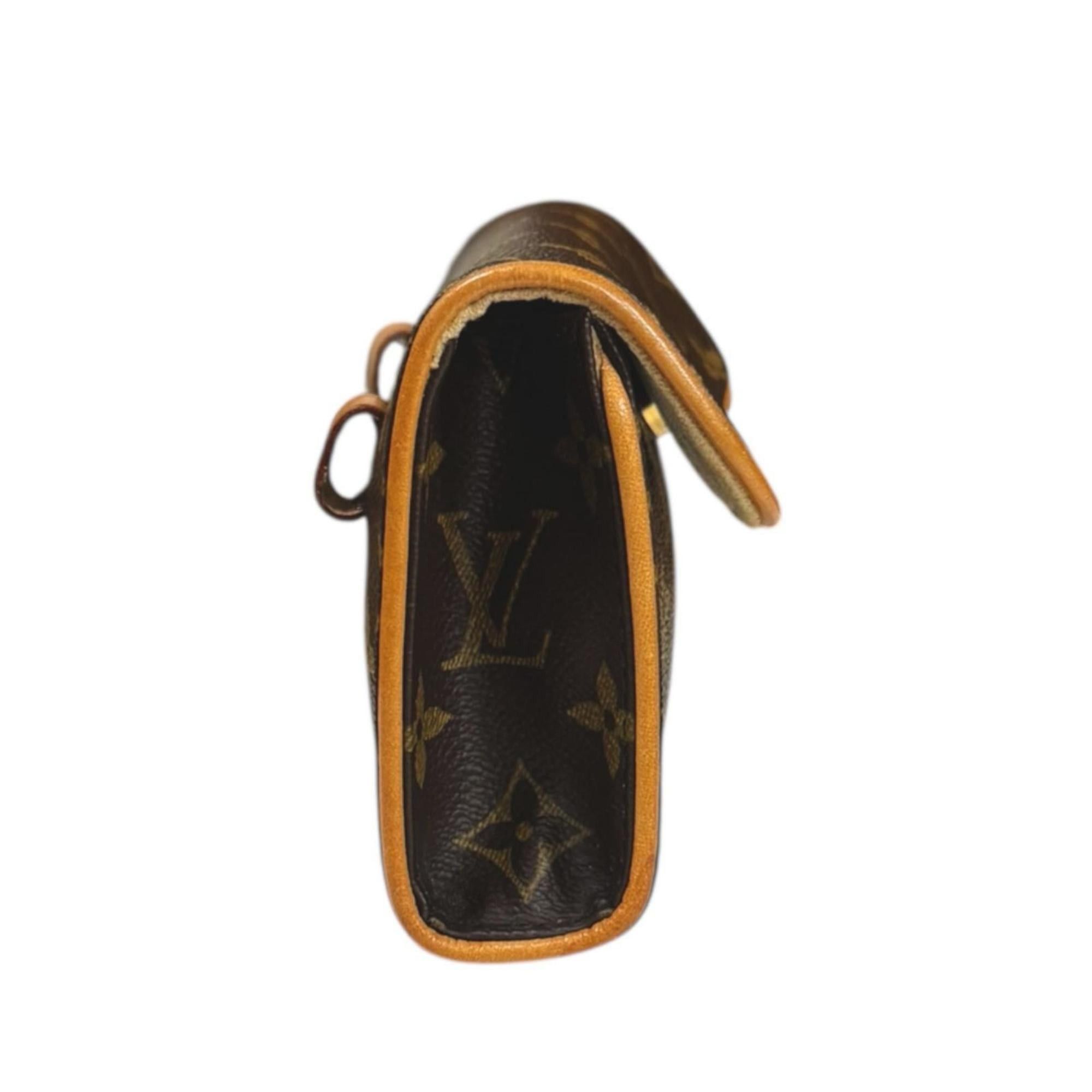 Pre-owned Louis Vuitton Pochette Florentine Monogram Waist Bag in Canvas (M51855) Brown. Women's.