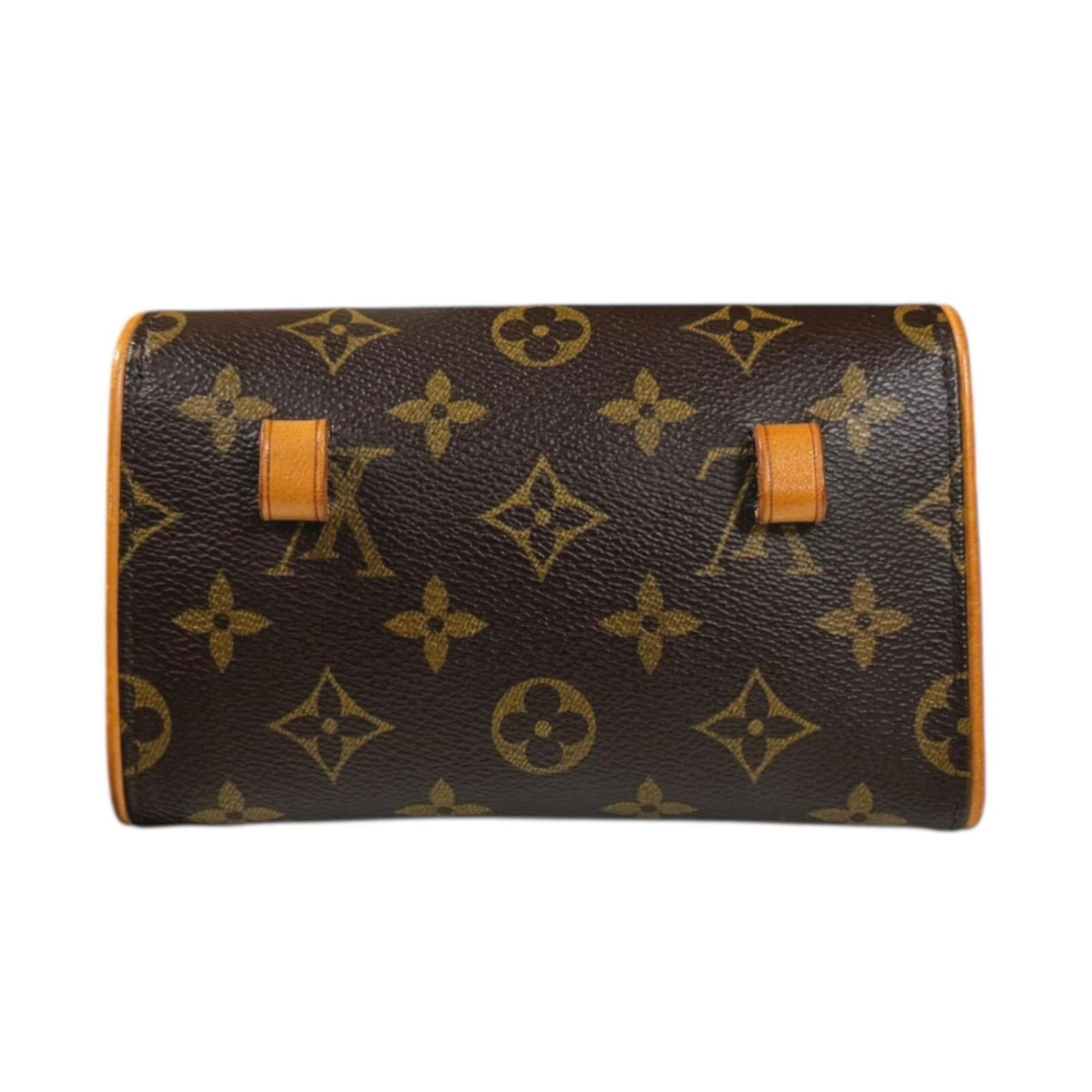 Pre-owned Louis Vuitton Pochette Florentine Monogram Waist Bag in Canvas (M51855) Brown. Women's.
