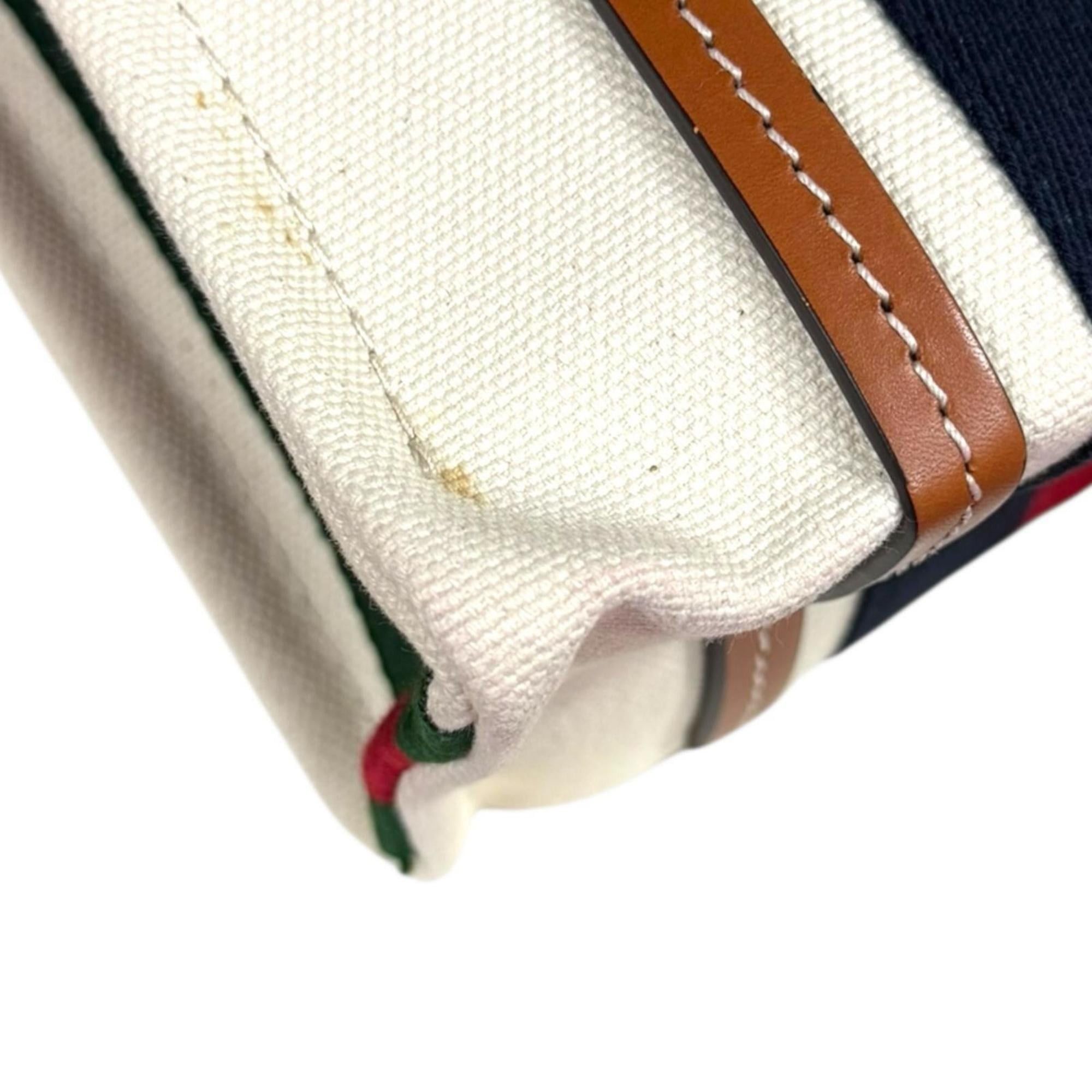Gucci Pre-owned Gucci Interlocking G Mini Tote Bag Shoulder Canvas 727735 White Women's GUCCI Size ONE SIZE - 12 Thumbnail