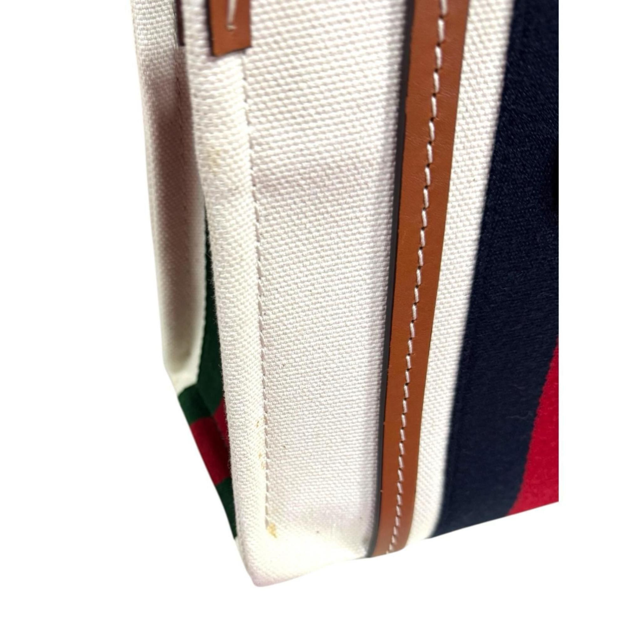 Gucci Pre-owned Gucci Interlocking G Mini Tote Bag Shoulder Canvas 727735 White Women's GUCCI Size ONE SIZE - 14 Thumbnail