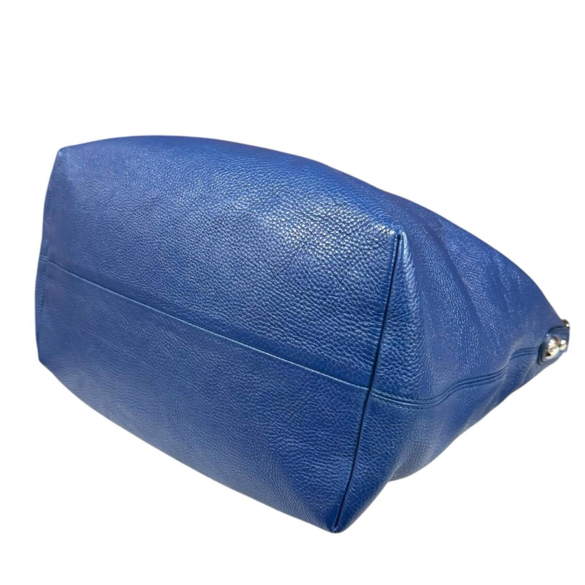 Gucci Pre-owned Gucci Iconbit Tote Bag Shoulder Bag, Leather 232950, Blue, Women's Size ONE SIZE - 6 Thumbnail