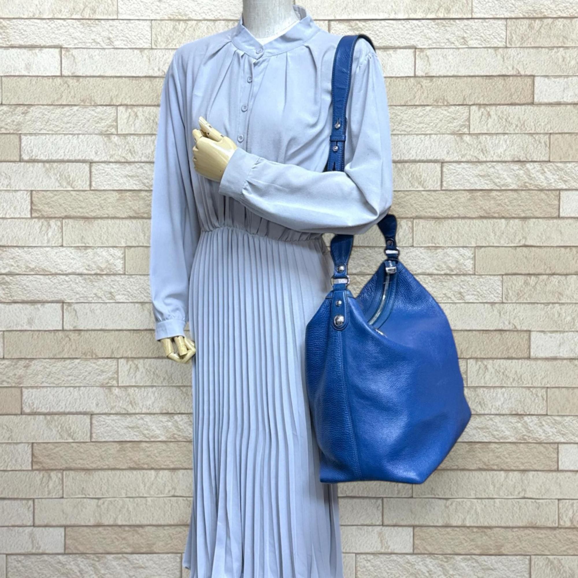 Gucci Pre-owned Gucci Iconbit Tote Bag Shoulder Bag, Leather 232950, Blue, Women's Size ONE SIZE - 2 Thumbnail