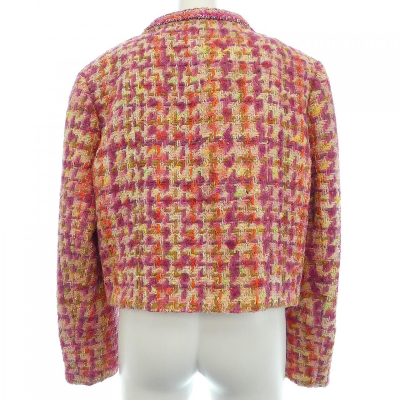 Chanel Chanel Chanel Jacket Textile Outerwear P64621V60642 DUTY FREE for USA Size ONE SIZE - 2 Thumbnail