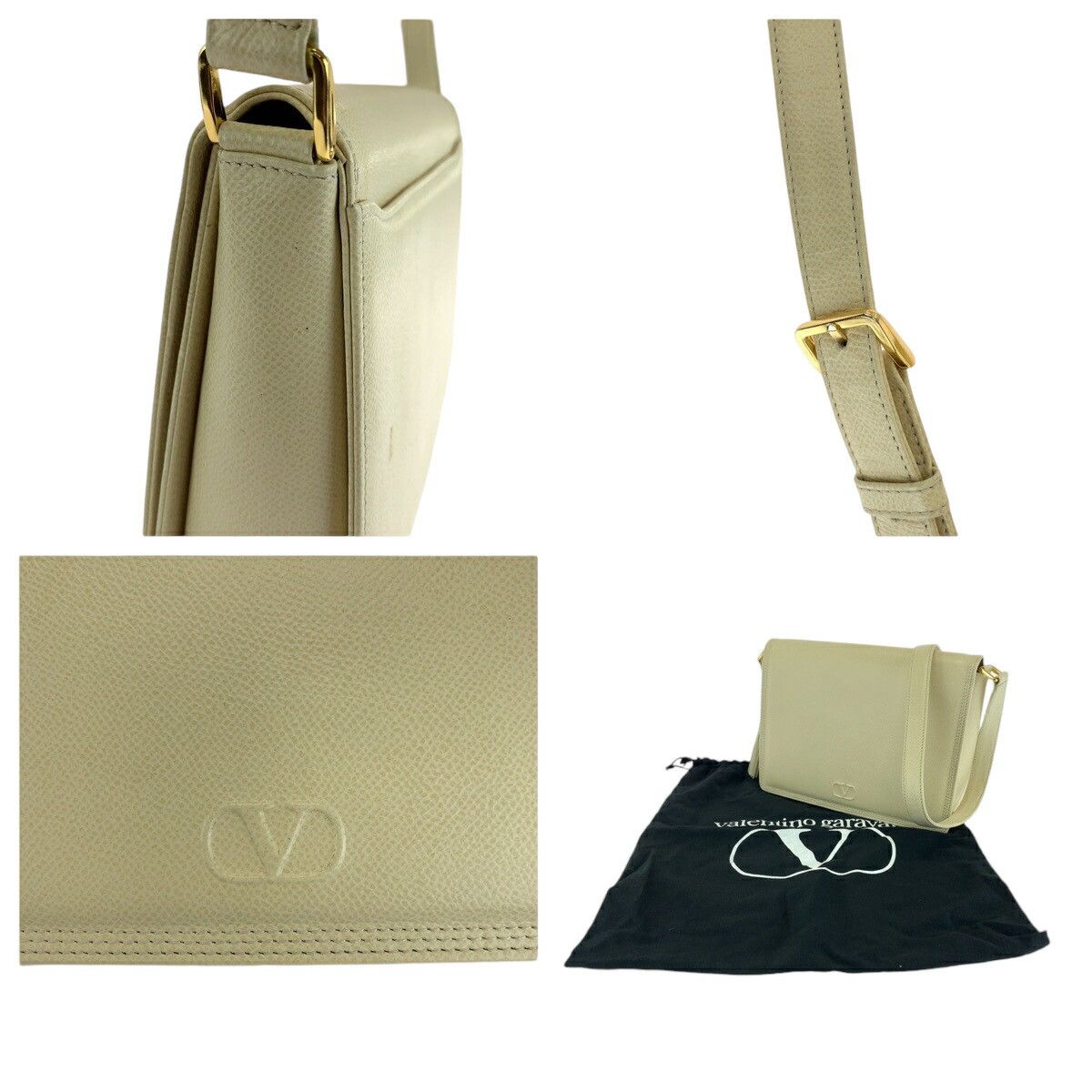 Valentino Valentino Valentino Garavani Leather Shoulder Bag Leather Shoulder Bag DUTY FREE for USA Size ONE SIZE - 6 Thumbnail