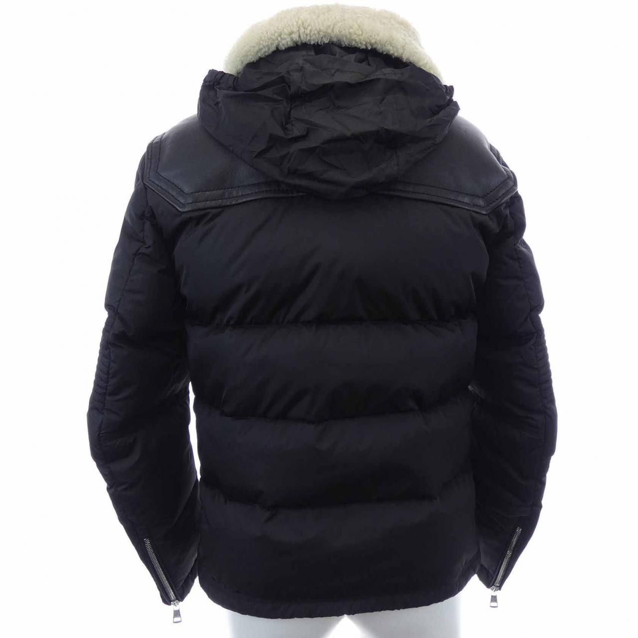 Moncler Moncler Moncler LEO Sheepskin Down Jacket Leather Outerwear LEO DUTY FREE for USA Size ONE SIZE - 2 Thumbnail
