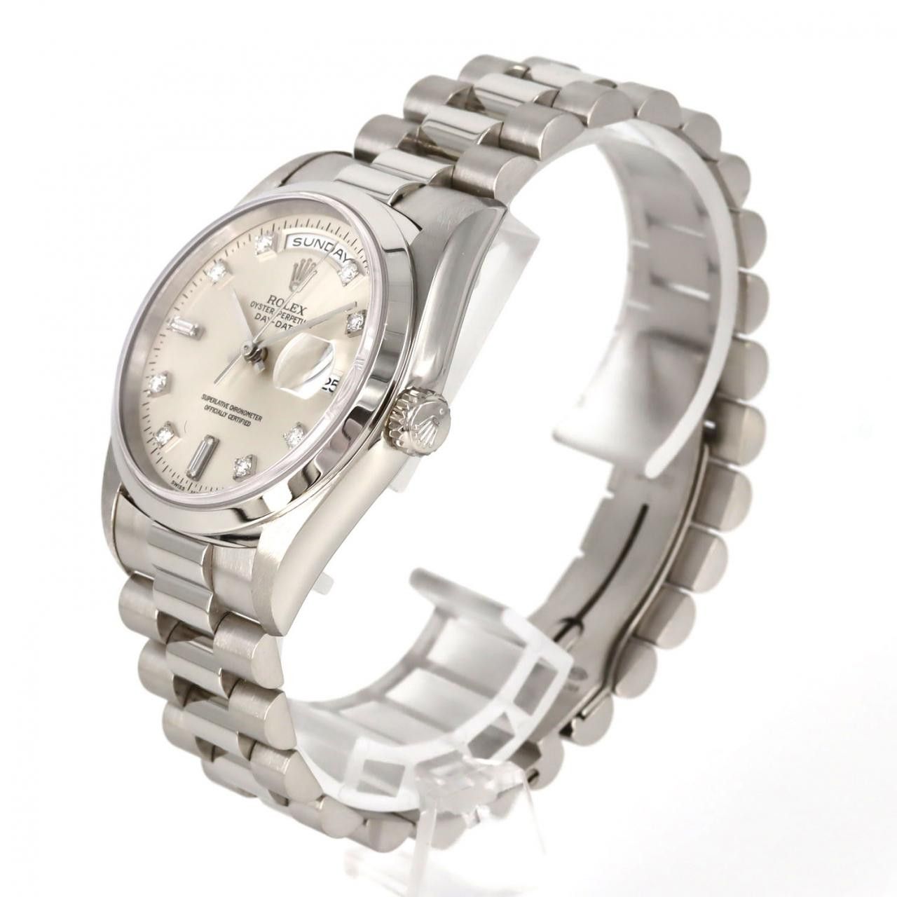 Rolex Rolex Rolex Day-Date PT Automatic Precious Metal Automatic 18206A DUTY FREE for USA Size ONE SIZE - 2 Thumbnail