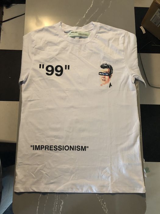 Off white impressionism sales t shirt 99