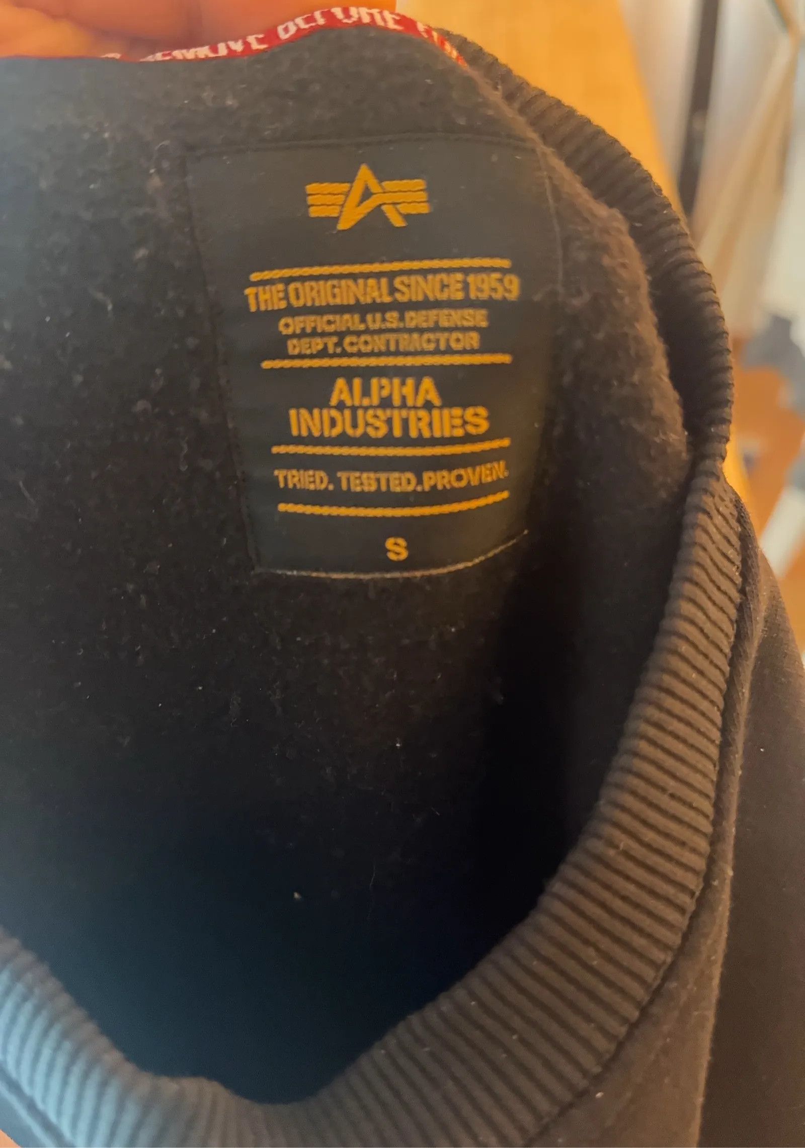Alpha Industries Alpha Industries Alpha Label Sweater Sweatshirt Size US S / EU 44-46 / 1 - 2 Thumbnail