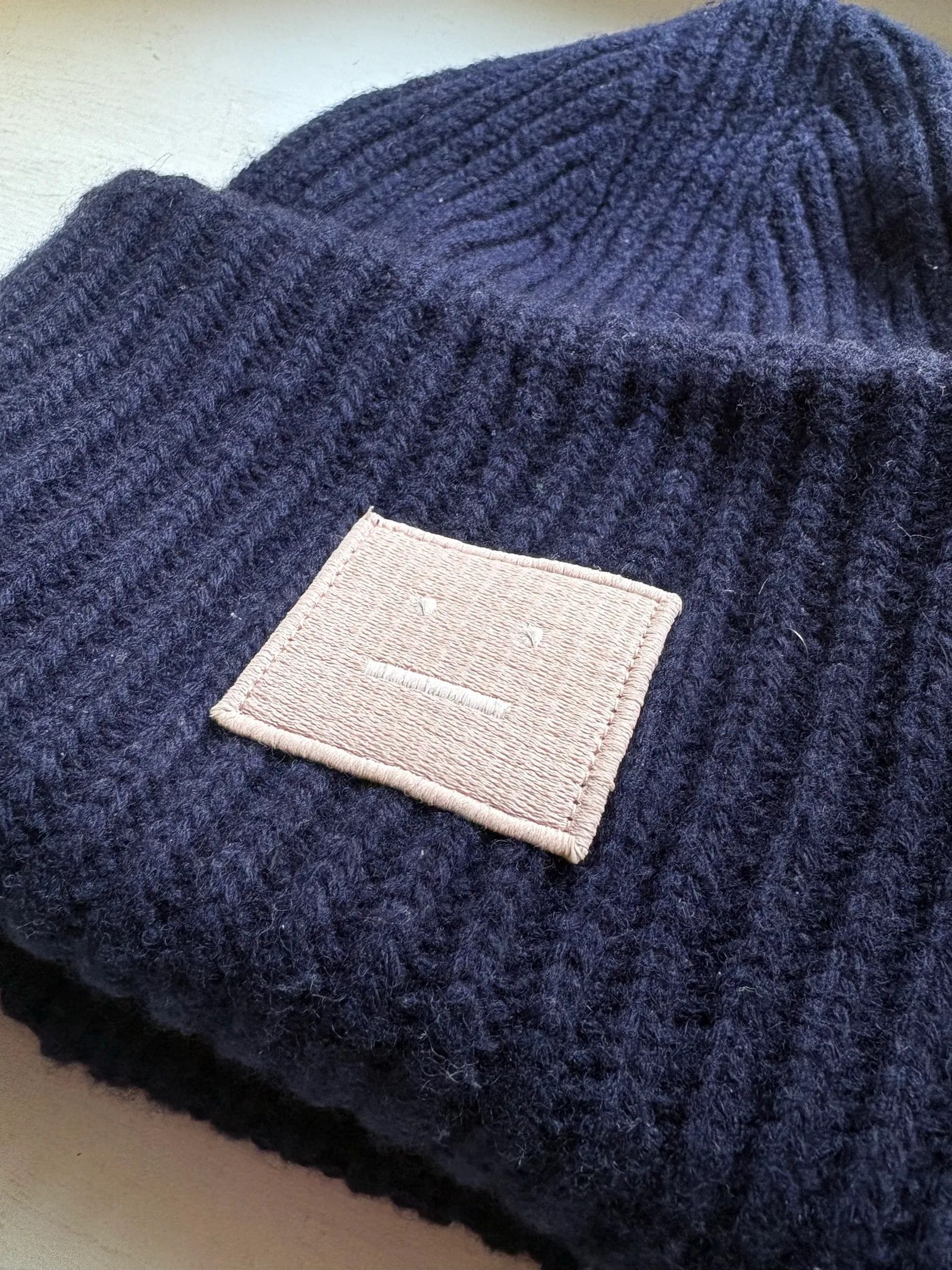 Acne Studios Acne Studios Logo face beanie Hat Size ONE SIZE - 7 Thumbnail