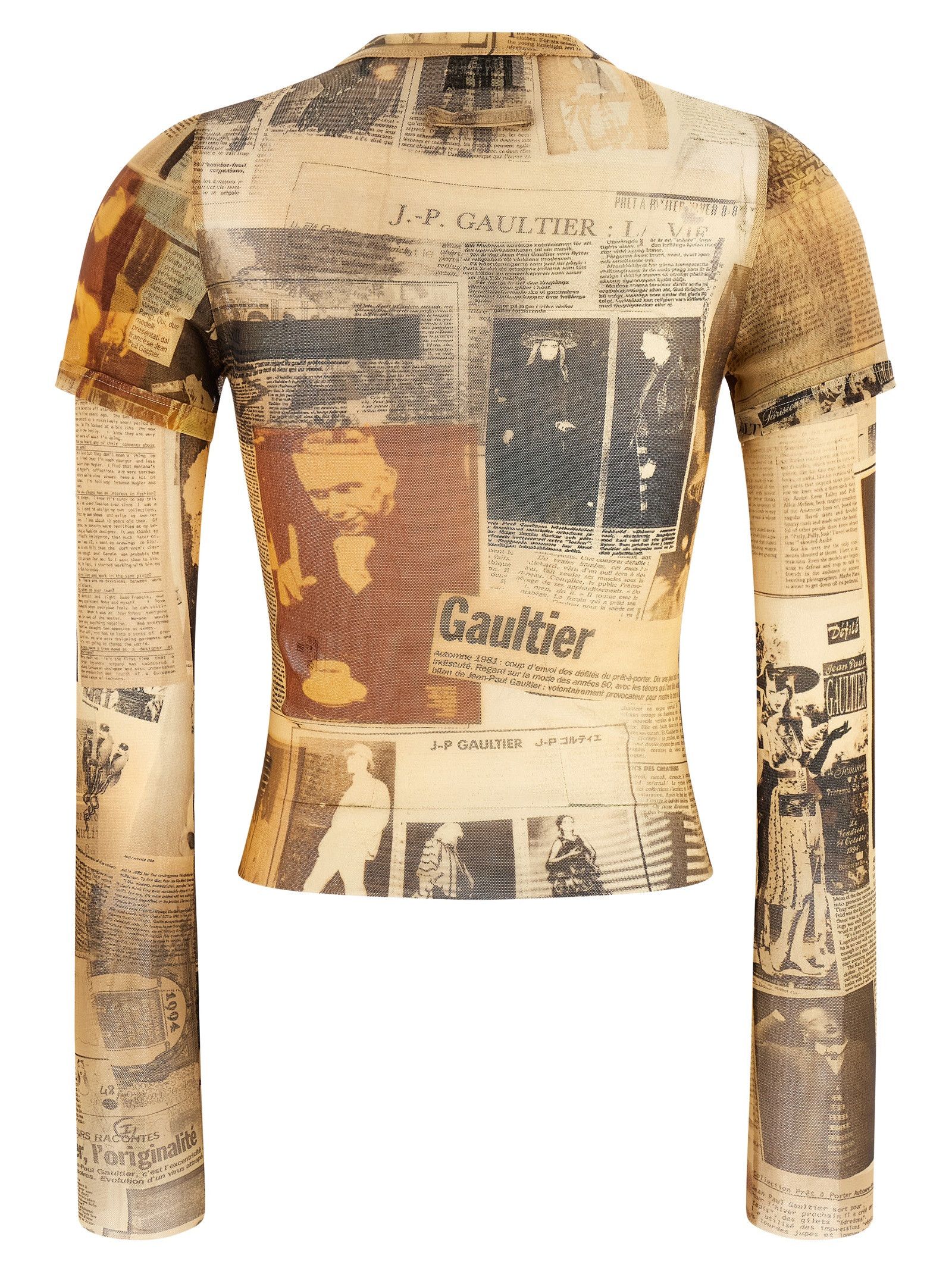 Jean Paul Gaultier 'The Journal Double Baby' T-shirt Size XXS / US 00 / IT 34 - 2 Thumbnail