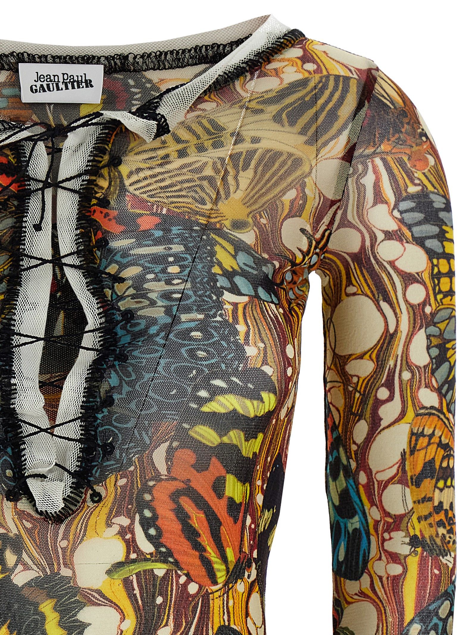 Jean Paul Gaultier 'Re-edition - The Yellow Butterfly' cardigan Size XS / US 0-2 / IT 36-38 - 3 Thumbnail