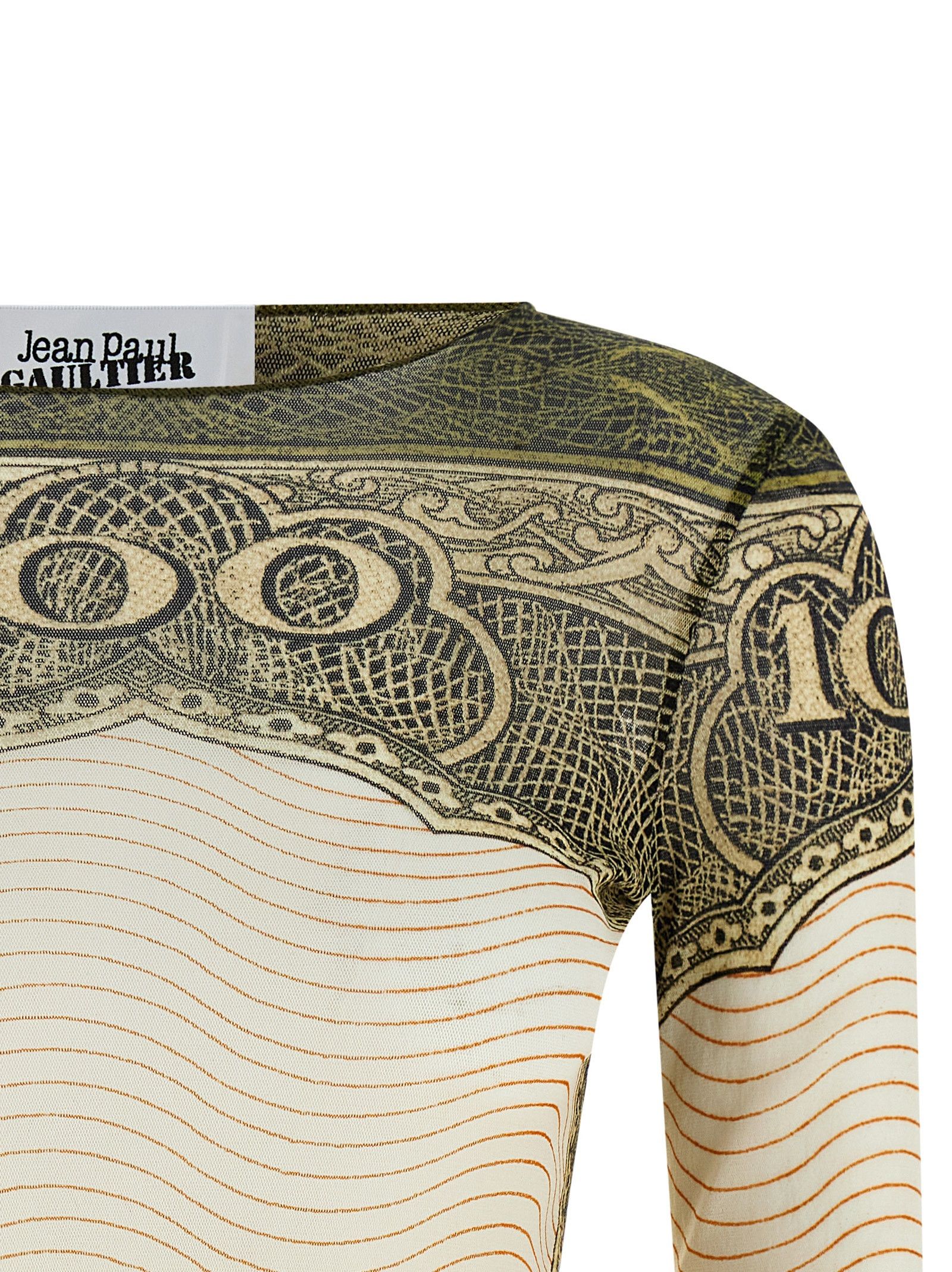 Jean Paul Gaultier 'Re-edition - The Green Cartouche' top Size XXS / US 00 / IT 34 - 3 Thumbnail