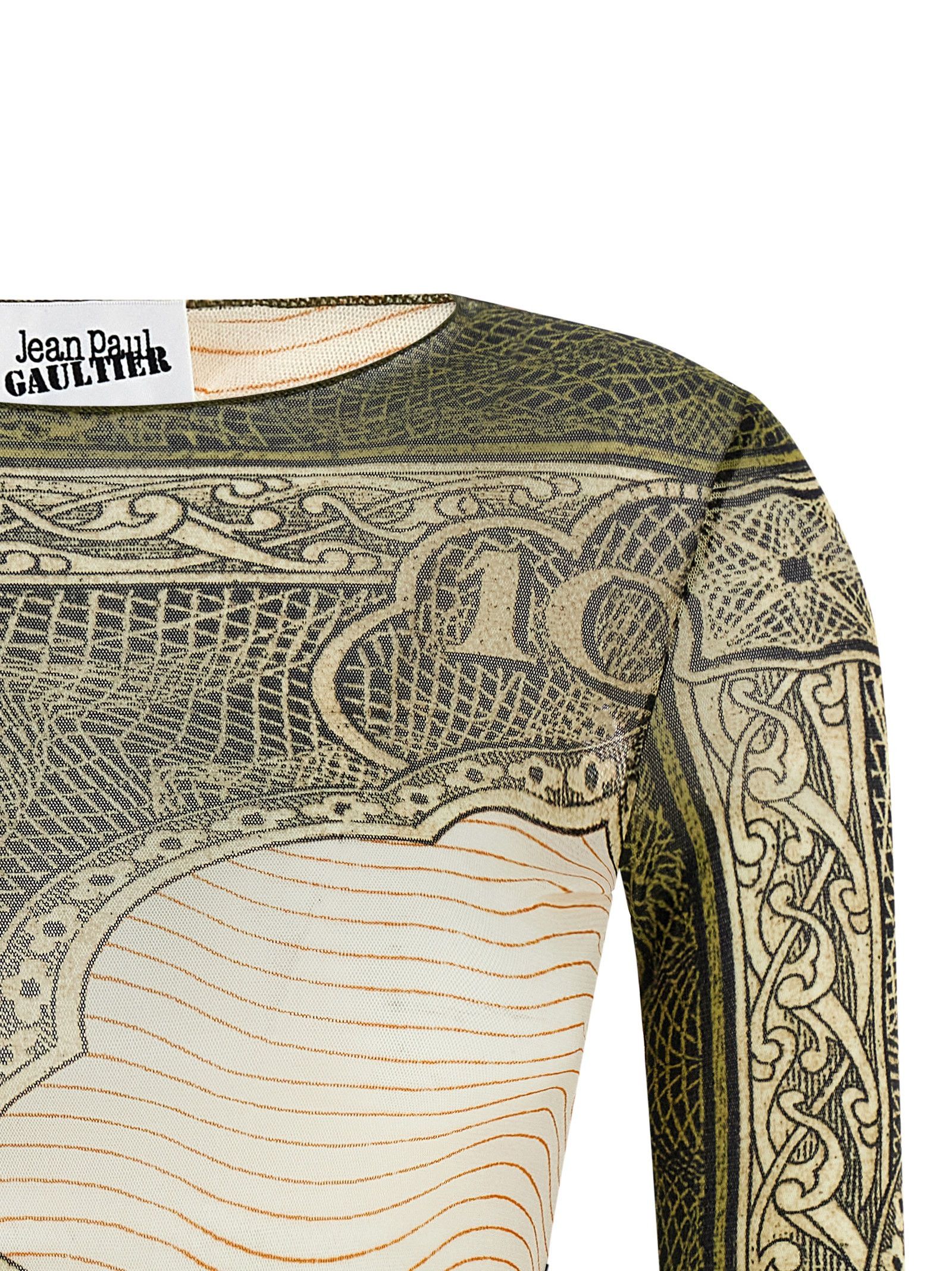 Jean Paul Gaultier 'Re-edition - The Green Cartouche' top Size XS / US 0-2 / IT 36-38 - 3 Thumbnail
