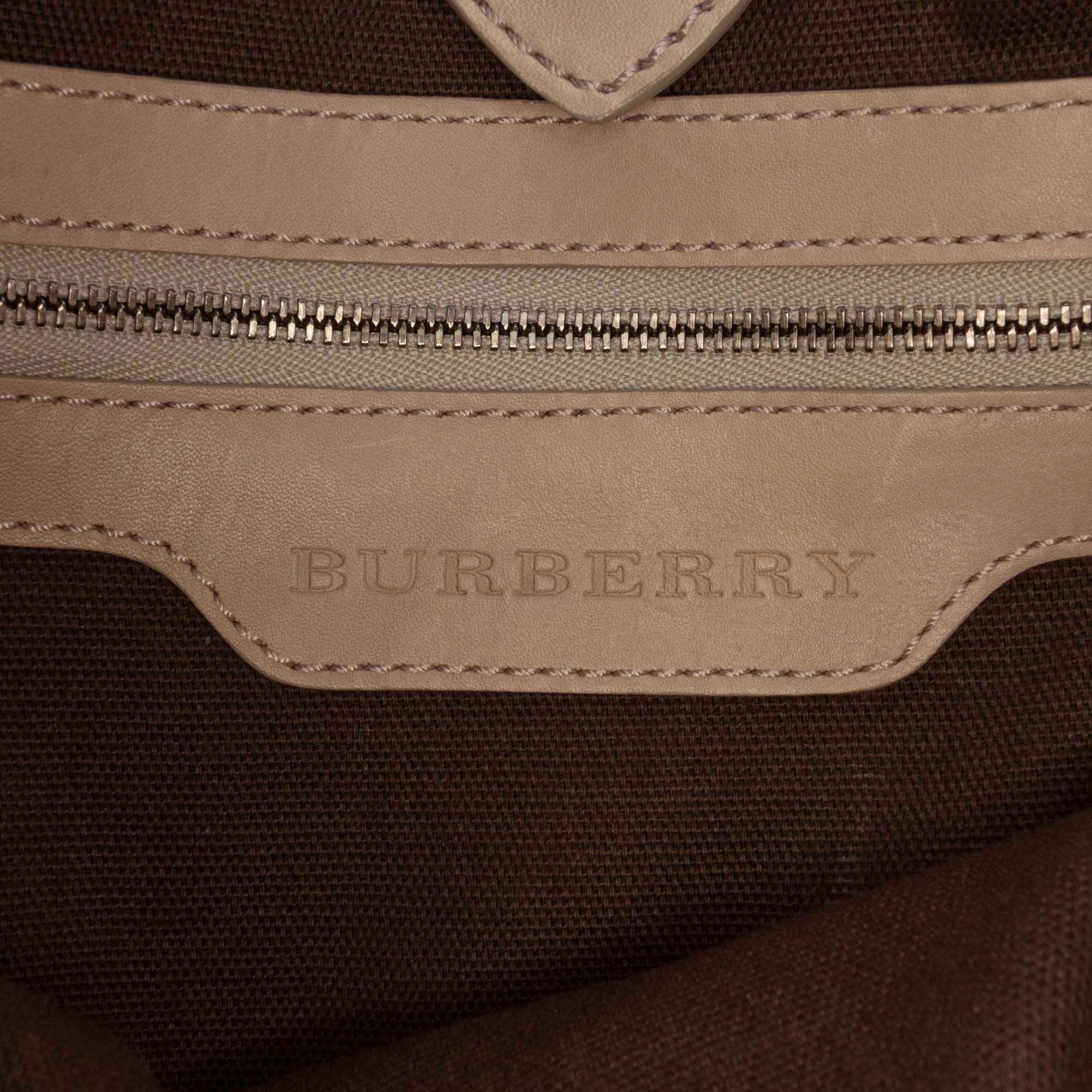 Small Smoke Check Coated Canvas Northfield Satchel