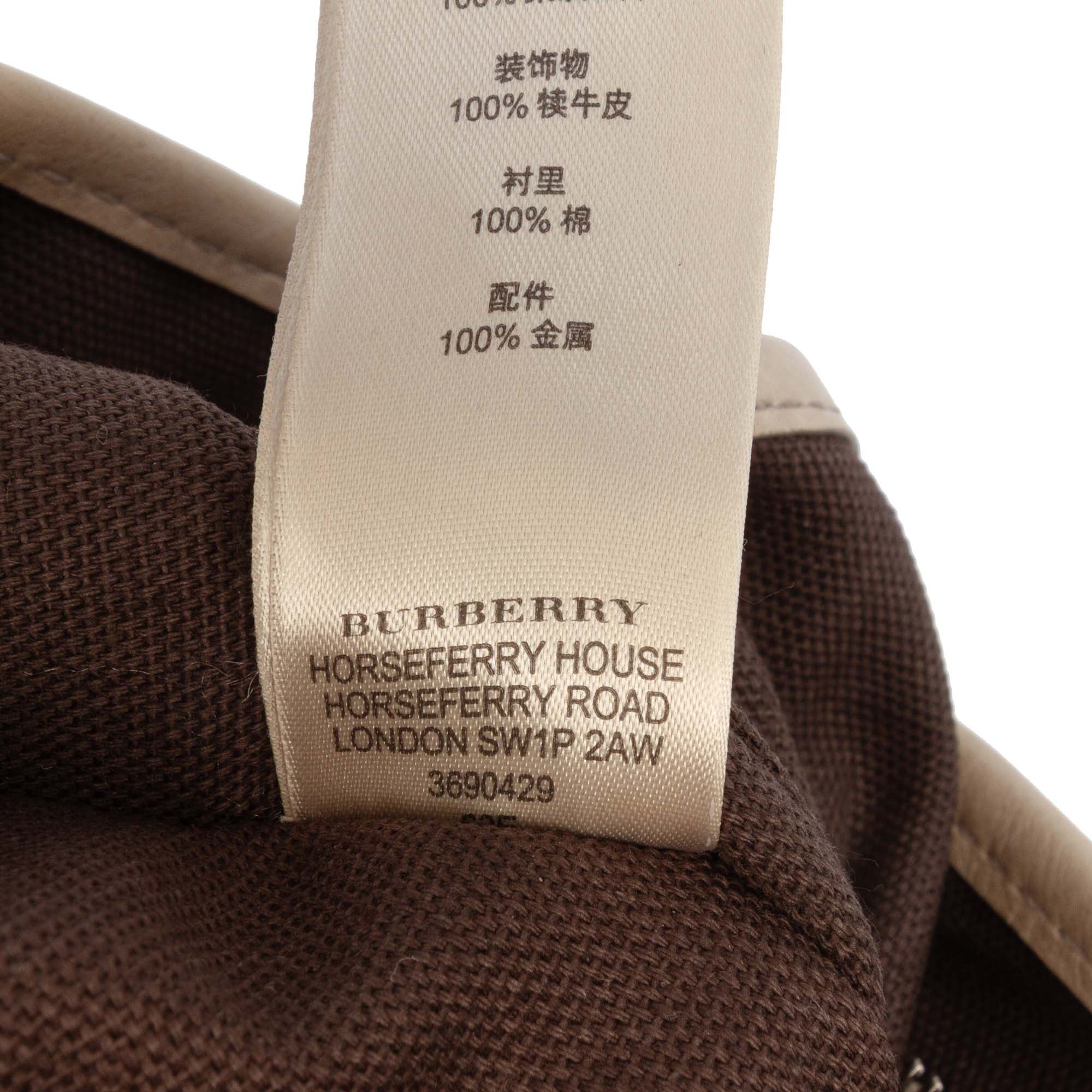 Small Smoke Check Coated Canvas Northfield Satchel