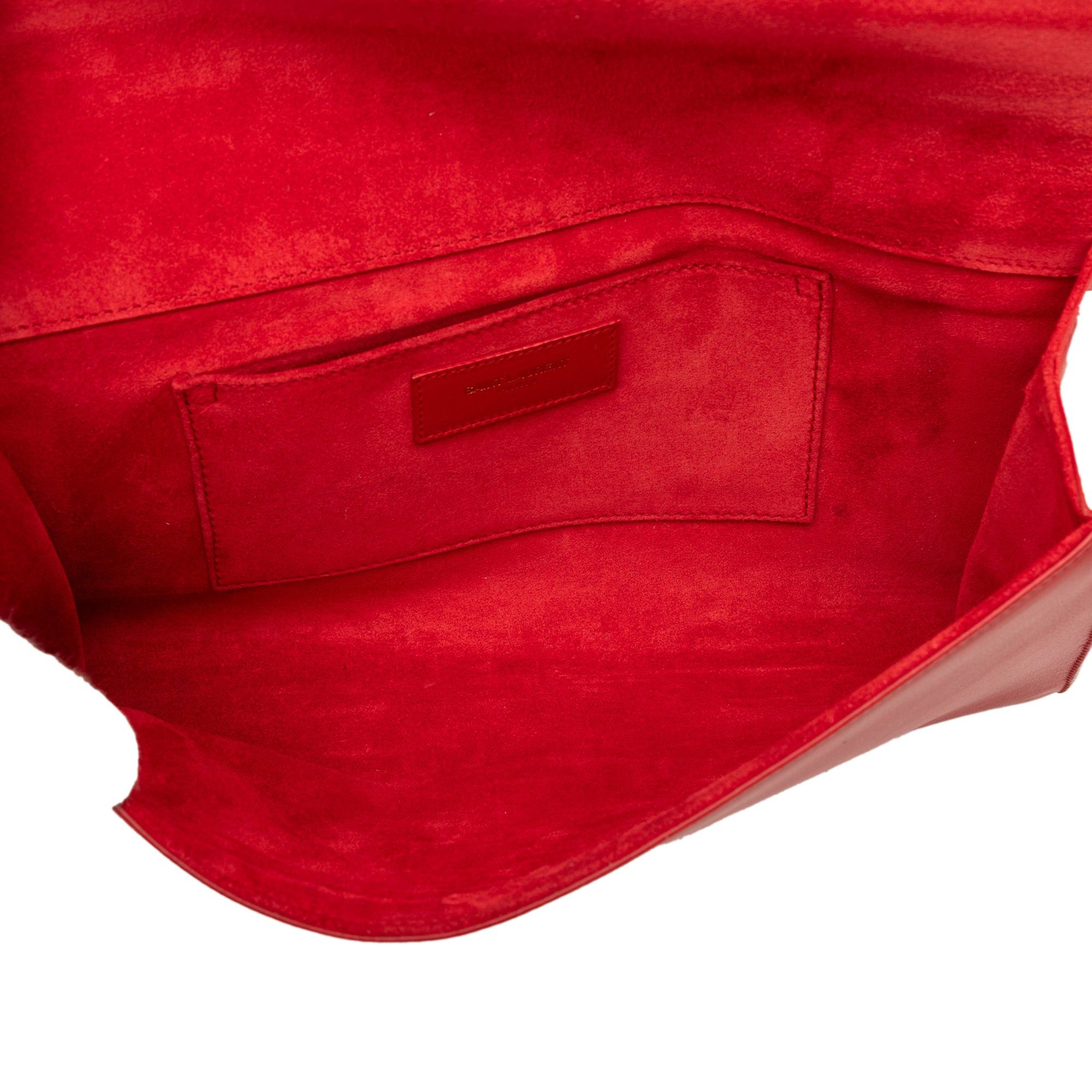 Leather Chyc Ligne Clutch
