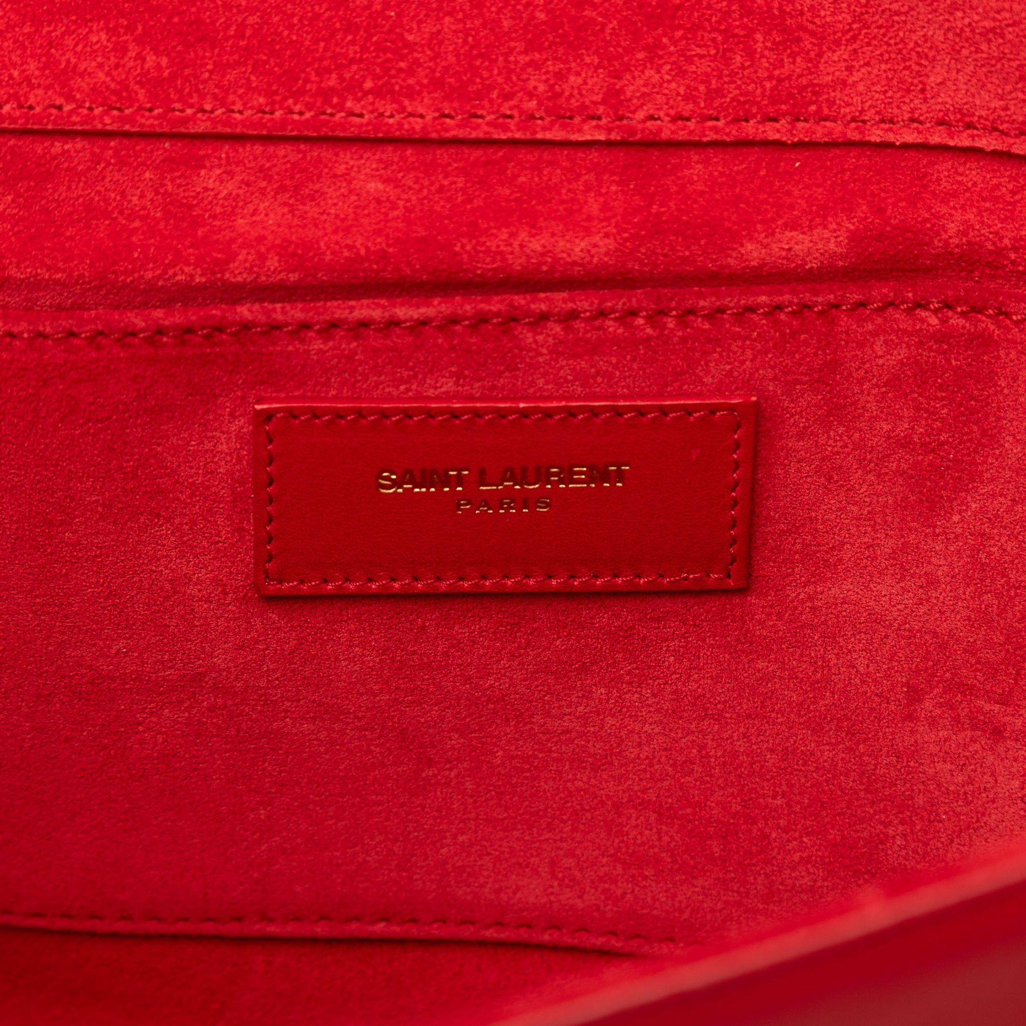 Leather Chyc Ligne Clutch