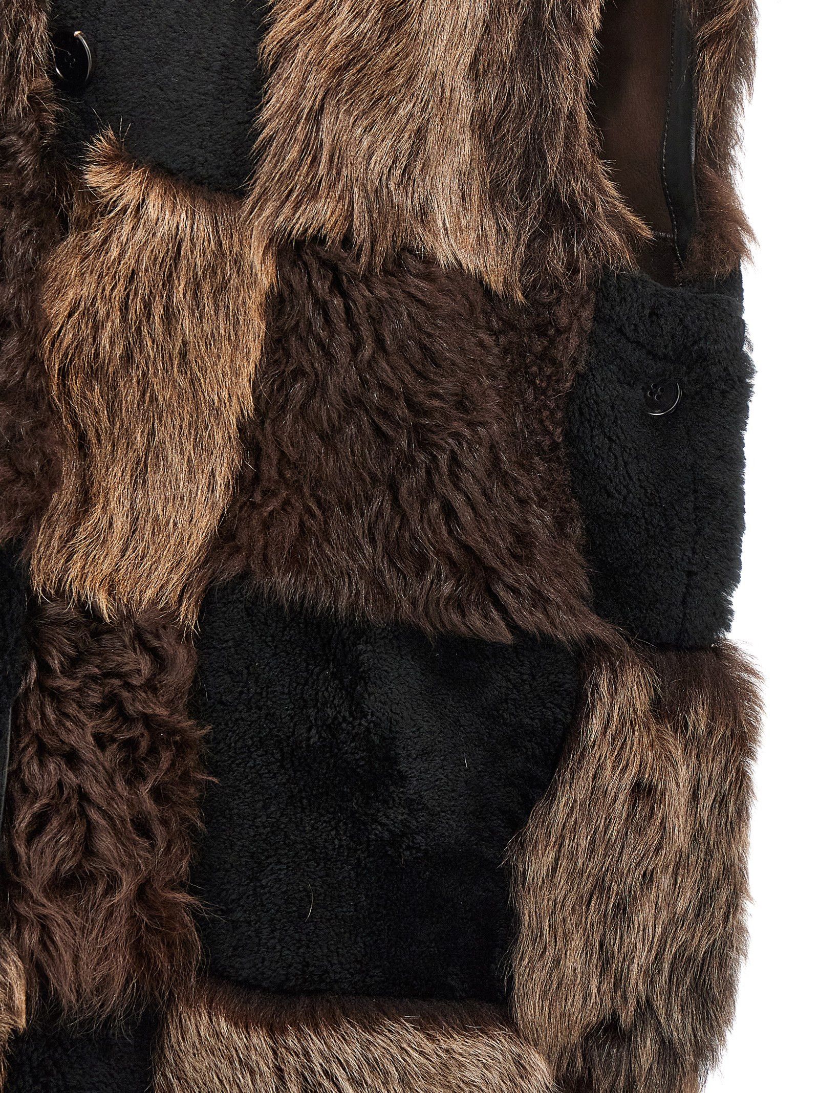 Marni Long Shearling Vest Size S / US 4 / IT 40 - 4 Thumbnail