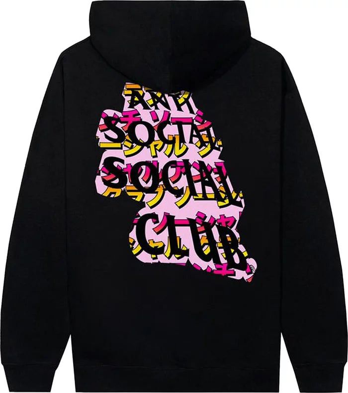 Anti Social Social Club Twisted Quickness Hoodie - Black Size US S / EU 44-46 / 1 - 2 Thumbnail