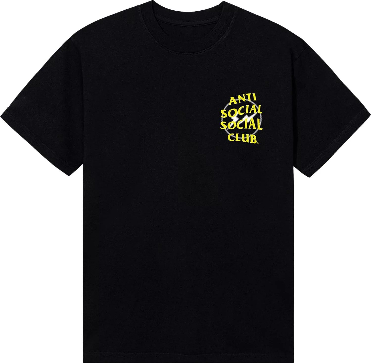 Anti Social Social Club x Fragment Design Half Tone Logo Tee - Black/Yellow Other Size US M / EU 48-50 / 2 - 2 Thumbnail