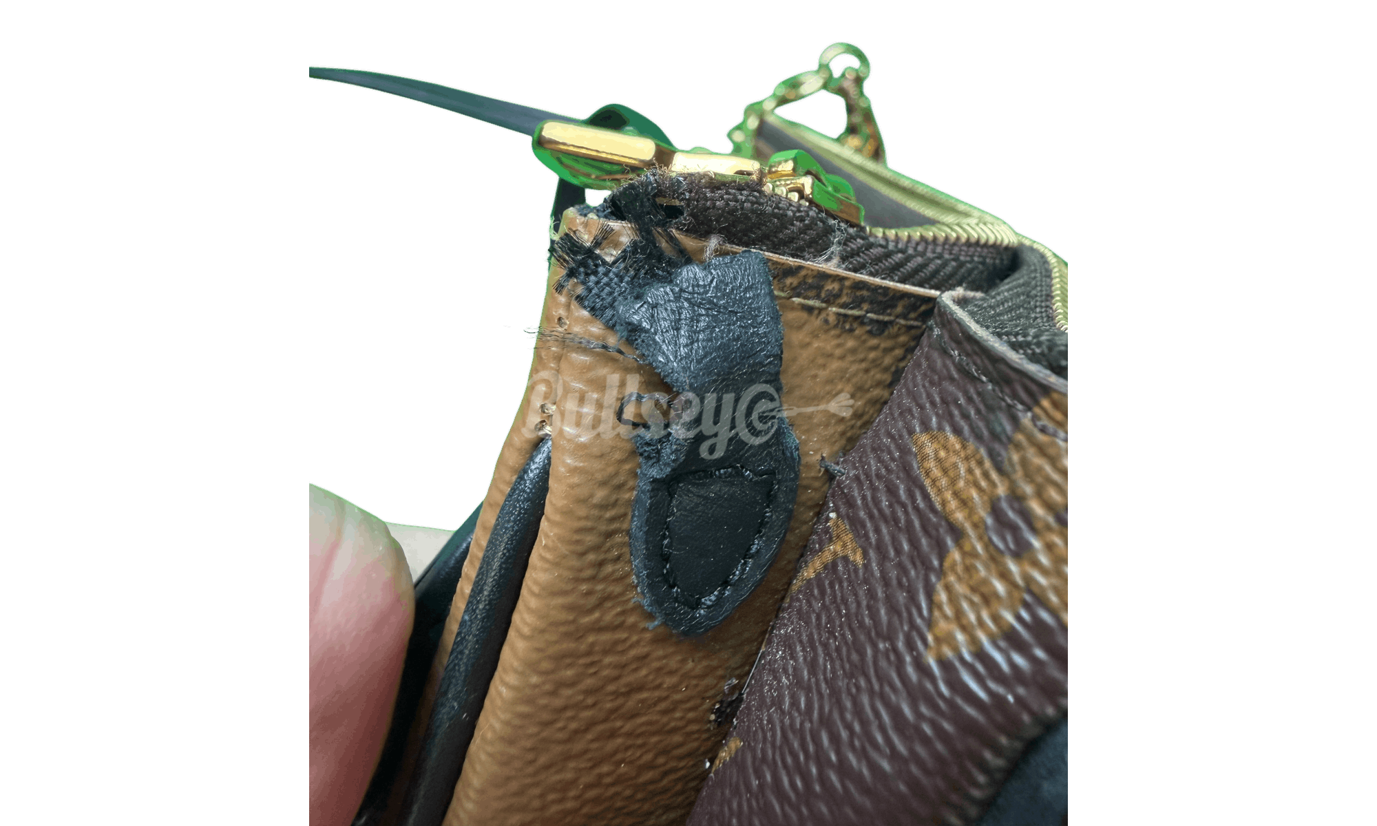 Louis Vuitton Pochette Double Zip Crossbody Bag Monogram Giant Reverse (M6 Size ONE SIZE - 6 Thumbnail