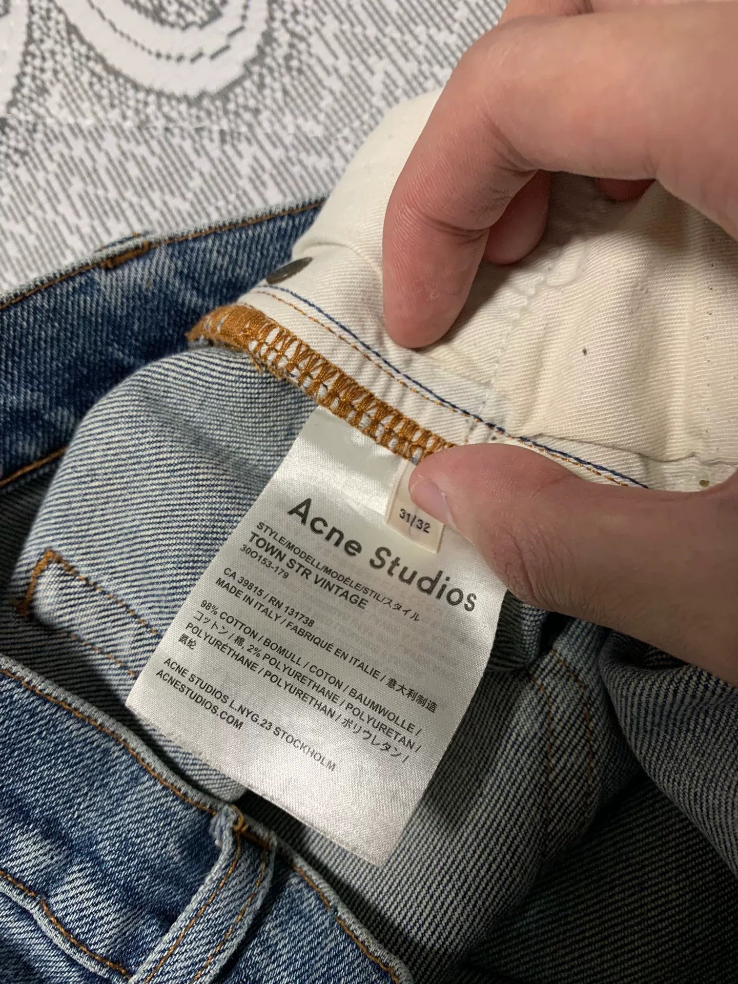 Acne Studios Acne Studios Washed Denim Jeans Size US 32 / EU 48 - 4 Thumbnail