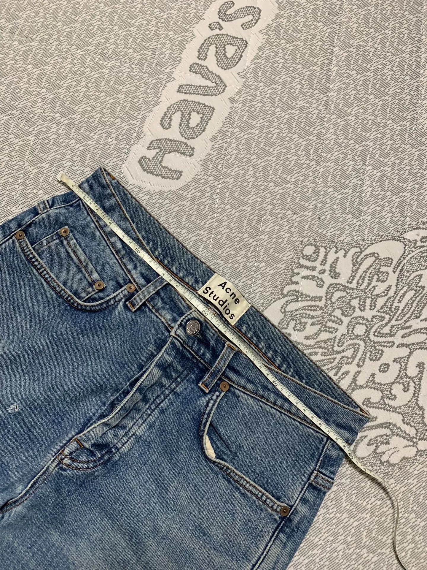 Acne Studios Acne Studios Washed Denim Jeans Size US 32 / EU 48 - 5 Thumbnail
