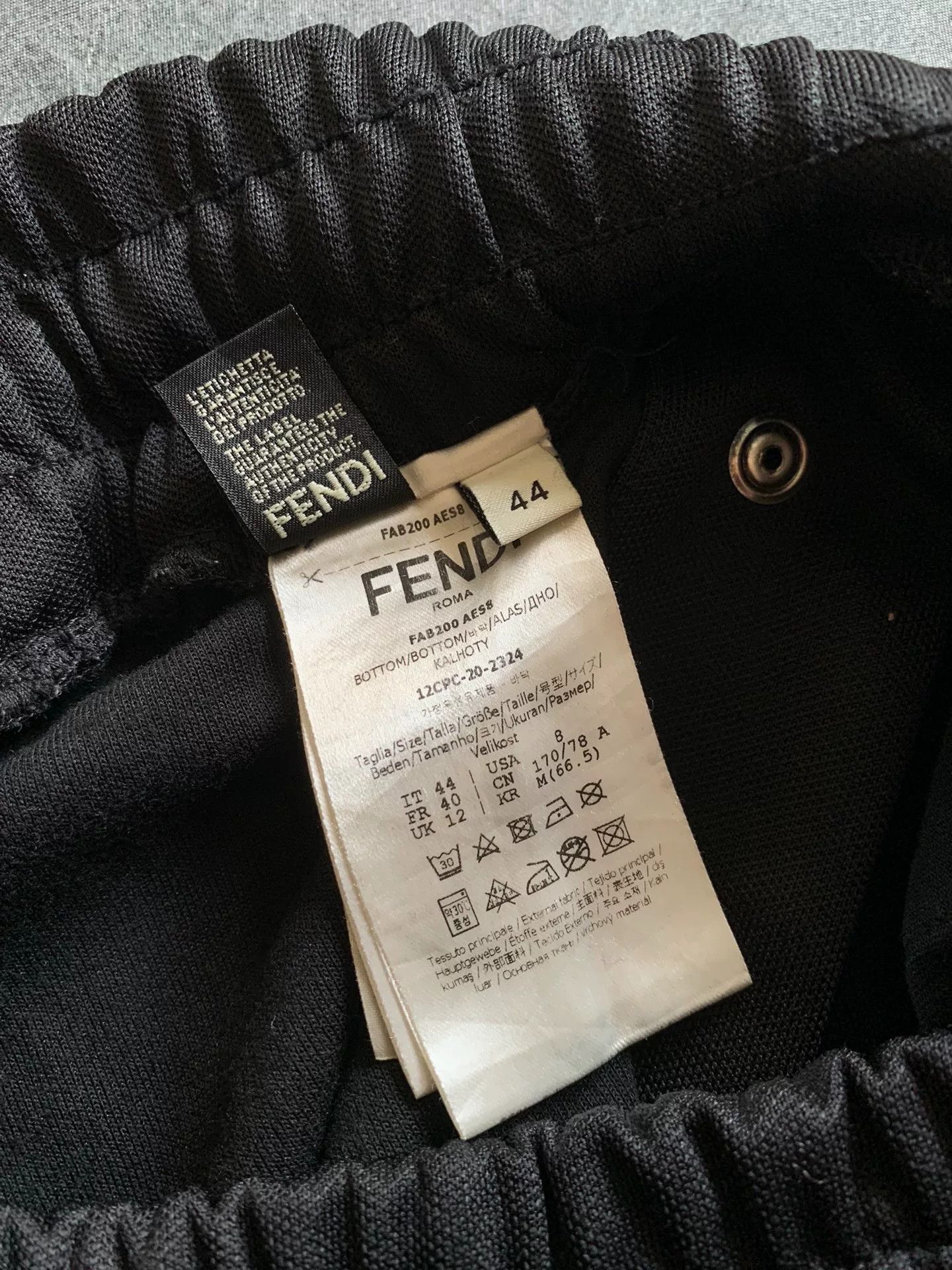 Fendi Fendi Embroidered Button Pants Size US 28 / EU 44 - 7 Thumbnail