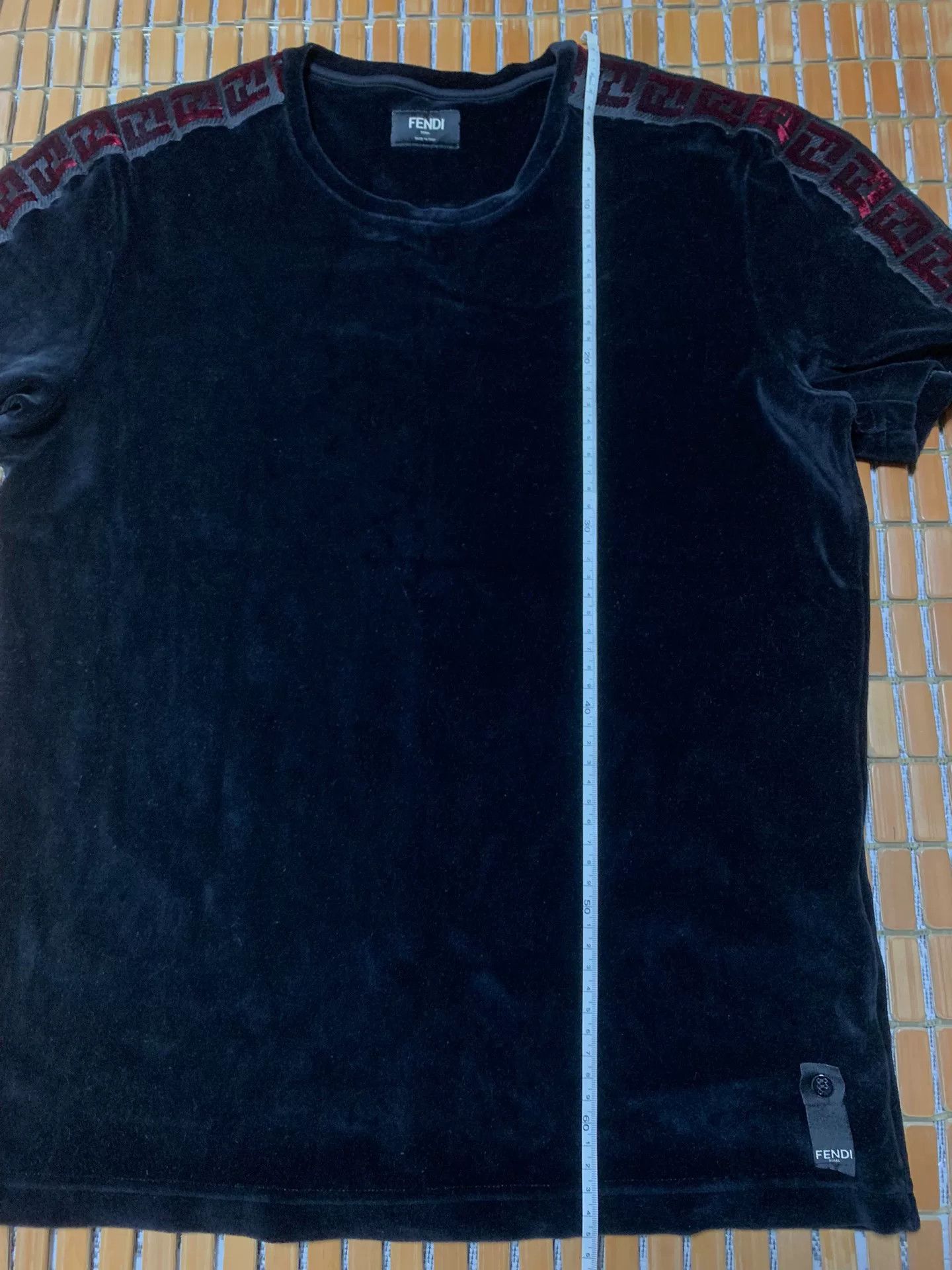 Fendi Fendi 2021 Limited Velvet Short Sleeve Size US S / EU 44-46 / 1 - 7 Thumbnail