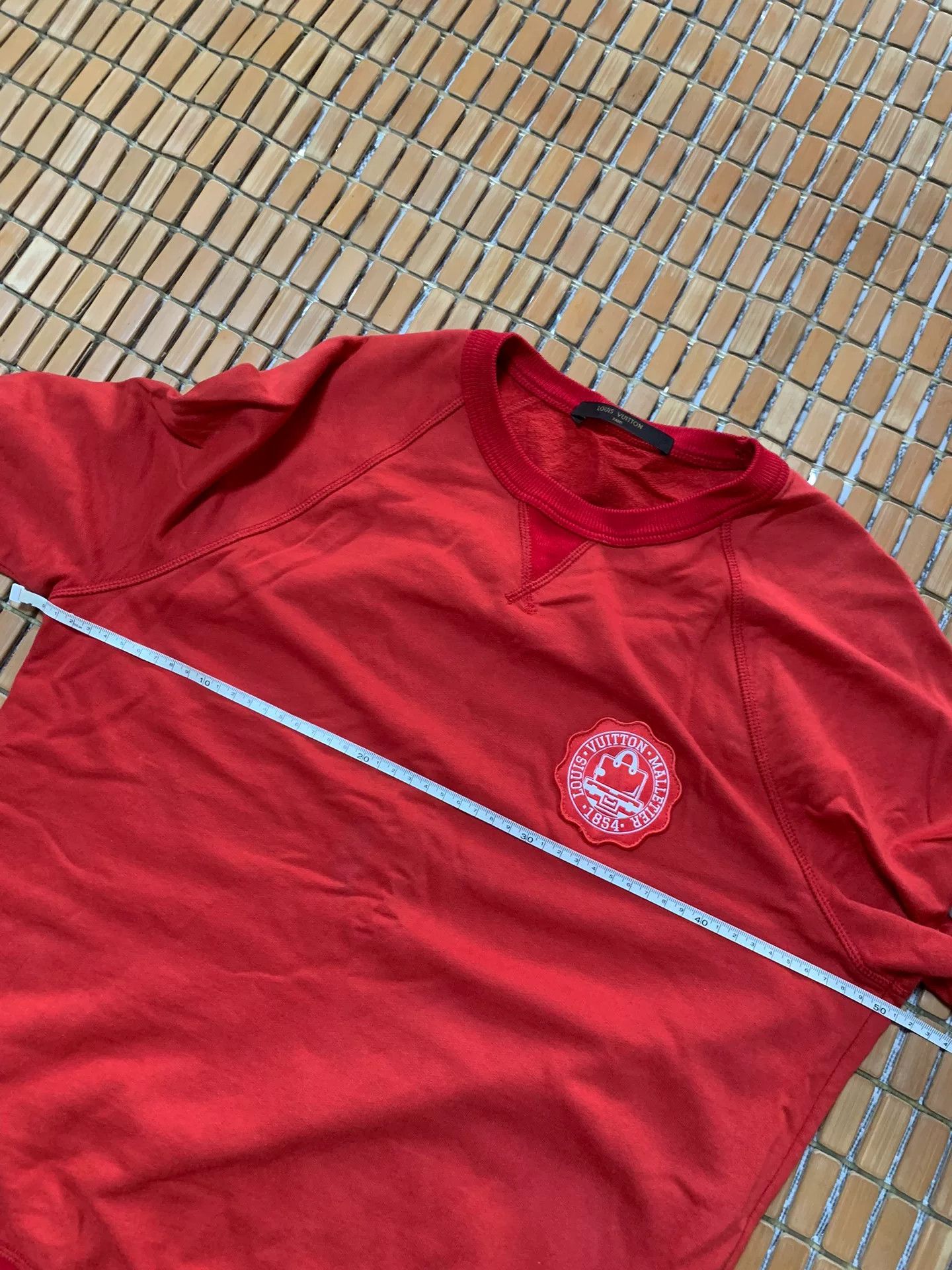 Louis Vuitton Louis Vuitton Red Pullover Sweatshirt Size US S / EU 44-46 / 1 - 6 Thumbnail