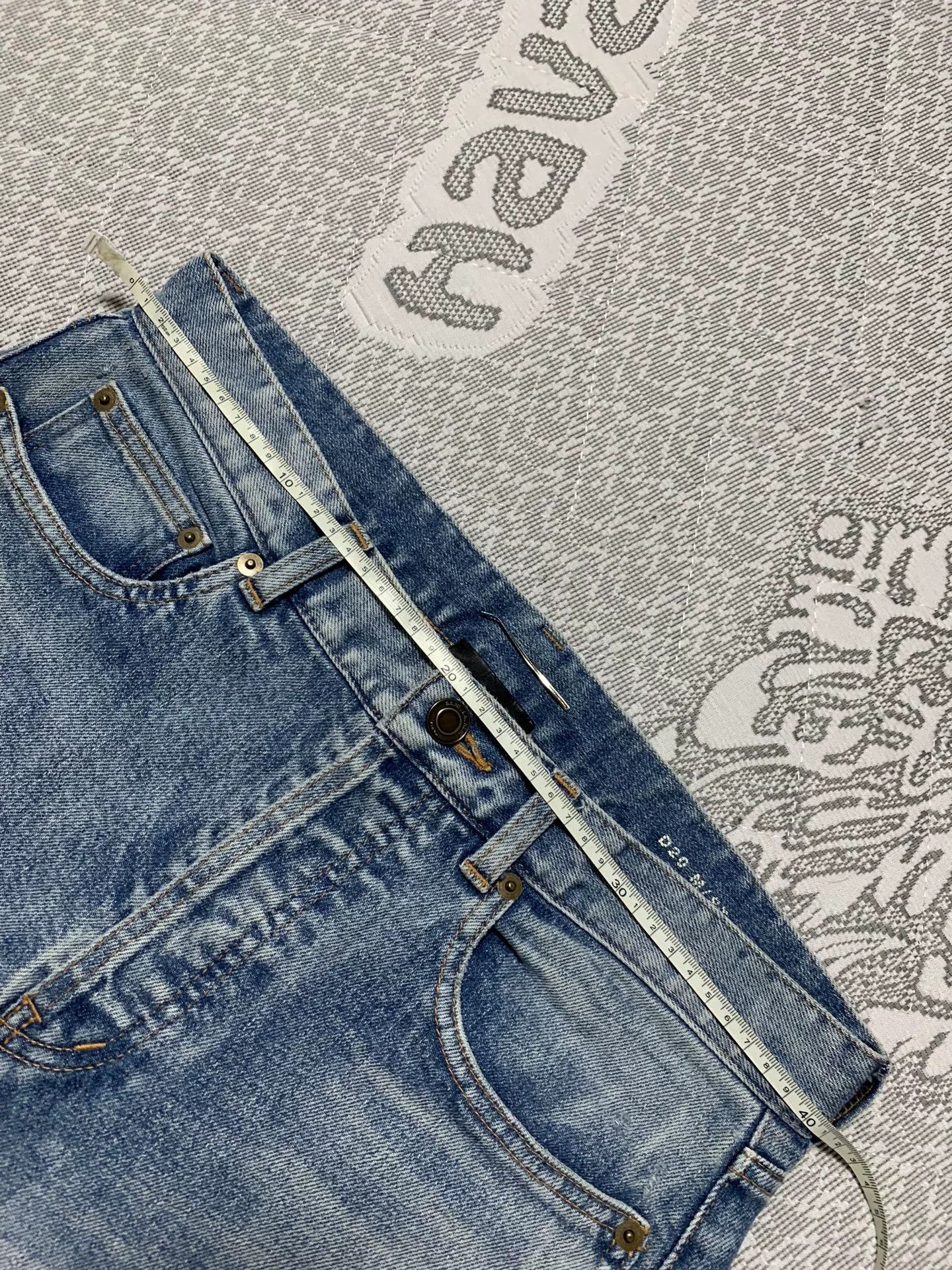 Saint Laurent Paris Saint Laurent SLP Washed Distressed Jeans Size US 31 - 5 Thumbnail