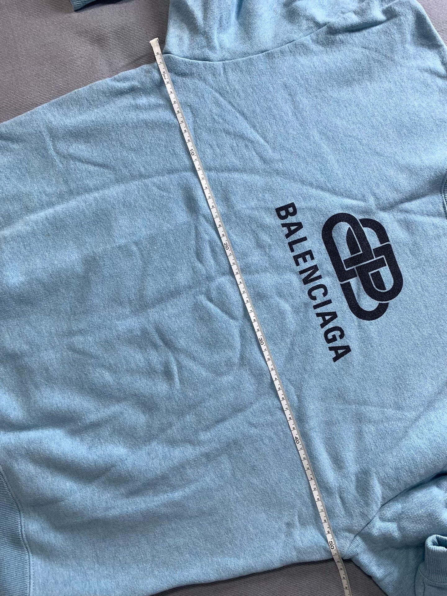 Balenciaga Balenciaga Lock Logo Blue Sweatshirt Size S / US 4 / IT 40 - 6 Thumbnail