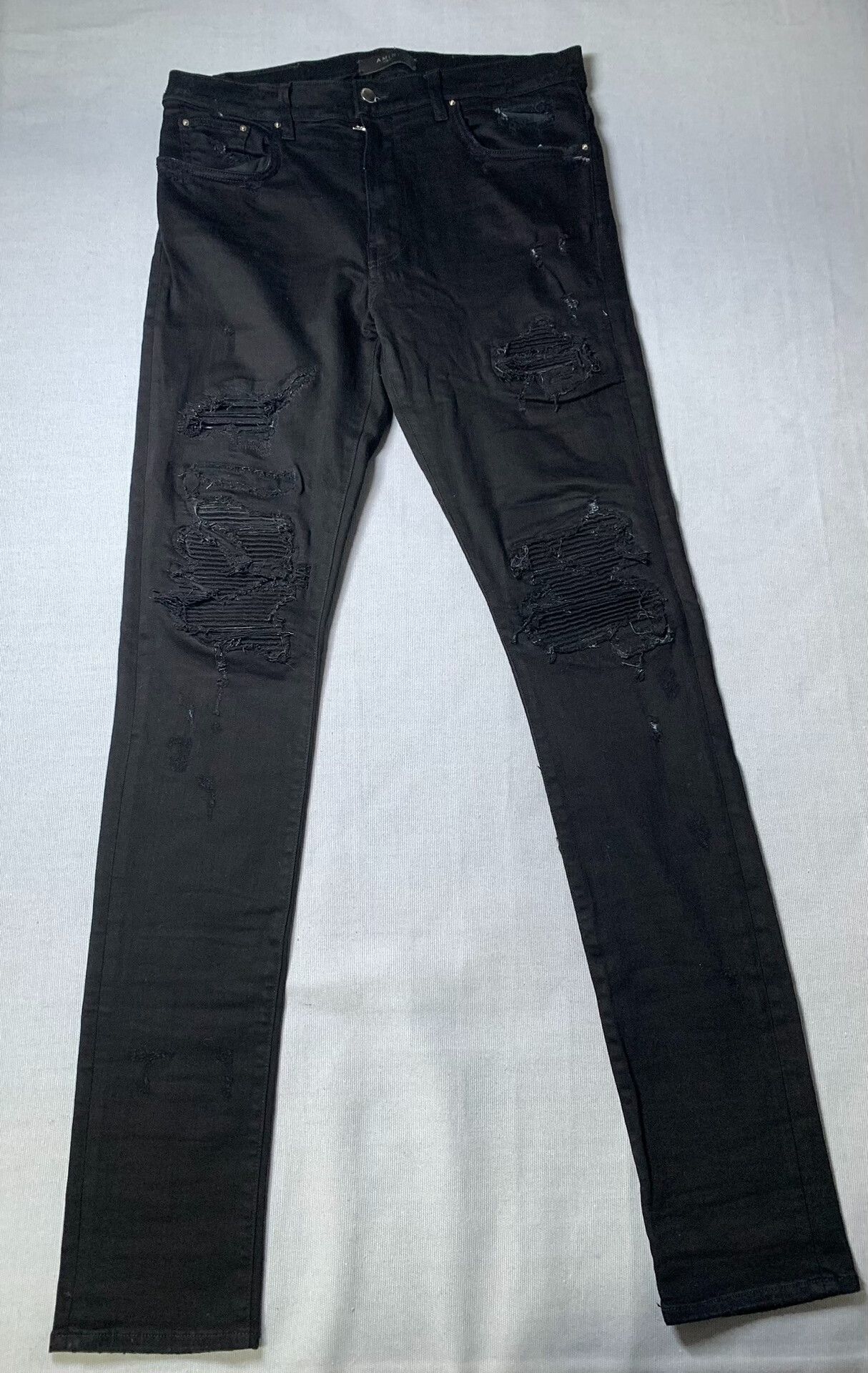 Amiri AMIRI MX1 Patchwork Distressed Jeans Size US 34 / EU 50 - 2 Thumbnail