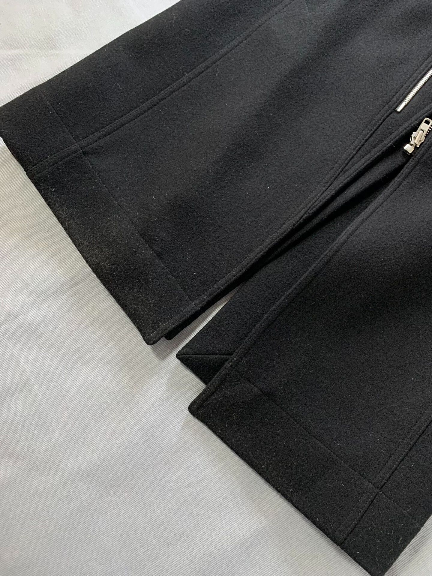 Rick Owens Rick Owens Wool Long Zip Coat Size US S / EU 44-46 / 1 - 3 Thumbnail