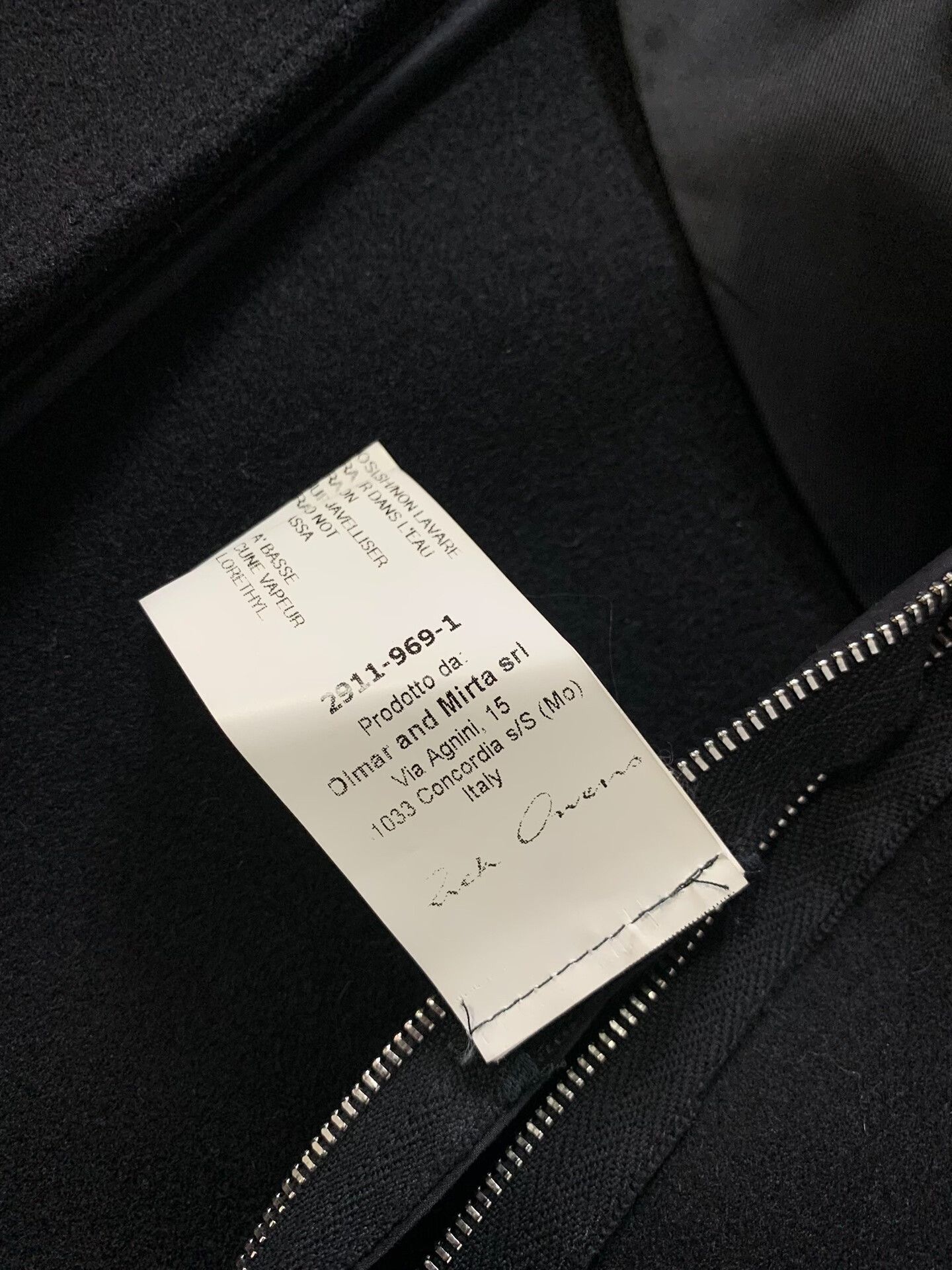 Rick Owens Rick Owens Wool Long Zip Coat Size US S / EU 44-46 / 1 - 6 Thumbnail